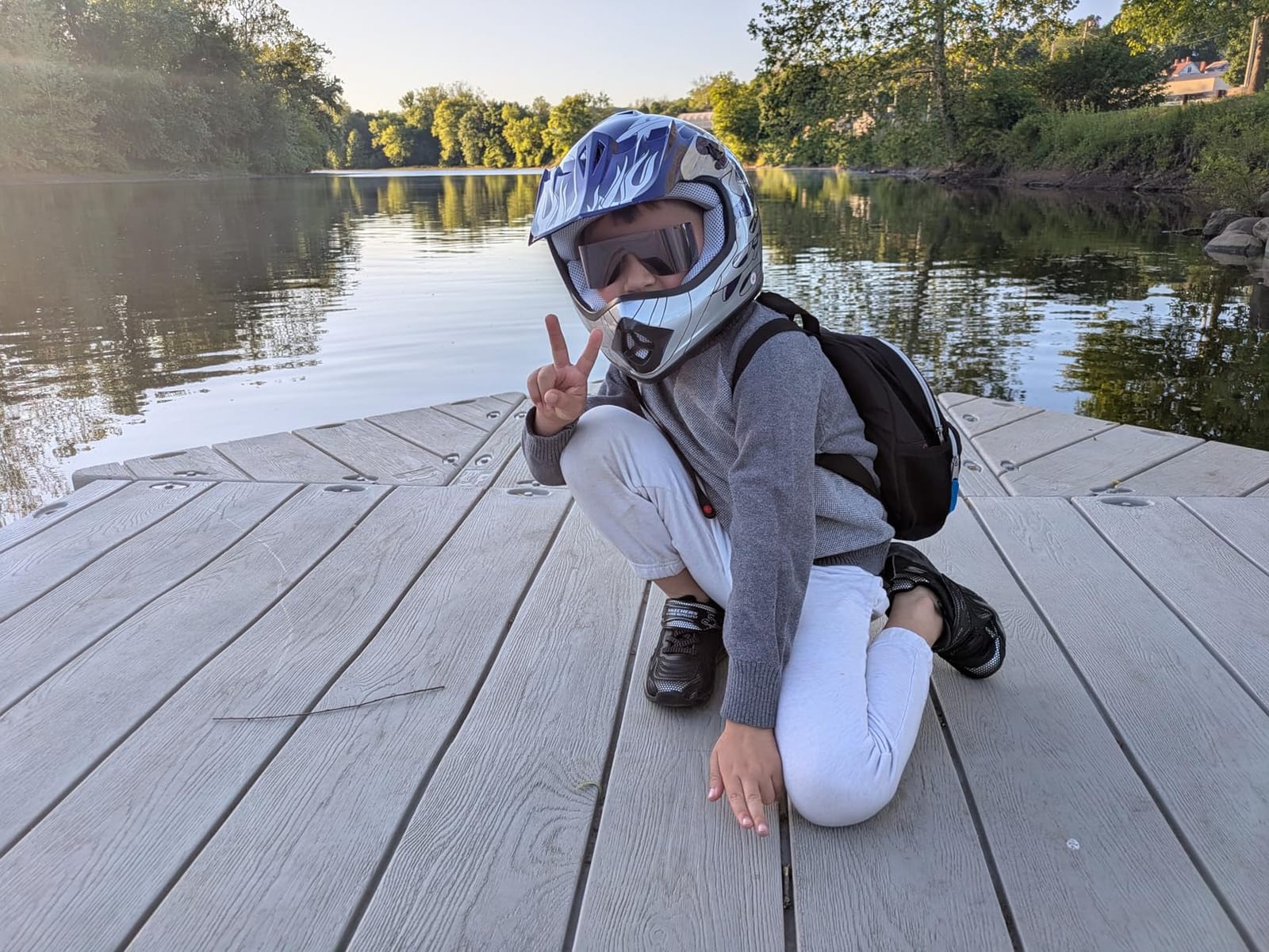 TCMT Dot Youth & Kids Motocross Offroad Street Helmet with Goggles & Gloves, Removable and Washable Padding, Lightweight, Includes Storage Bag, For Street Bikes, ATV, Dirt Bikes customer photo 2