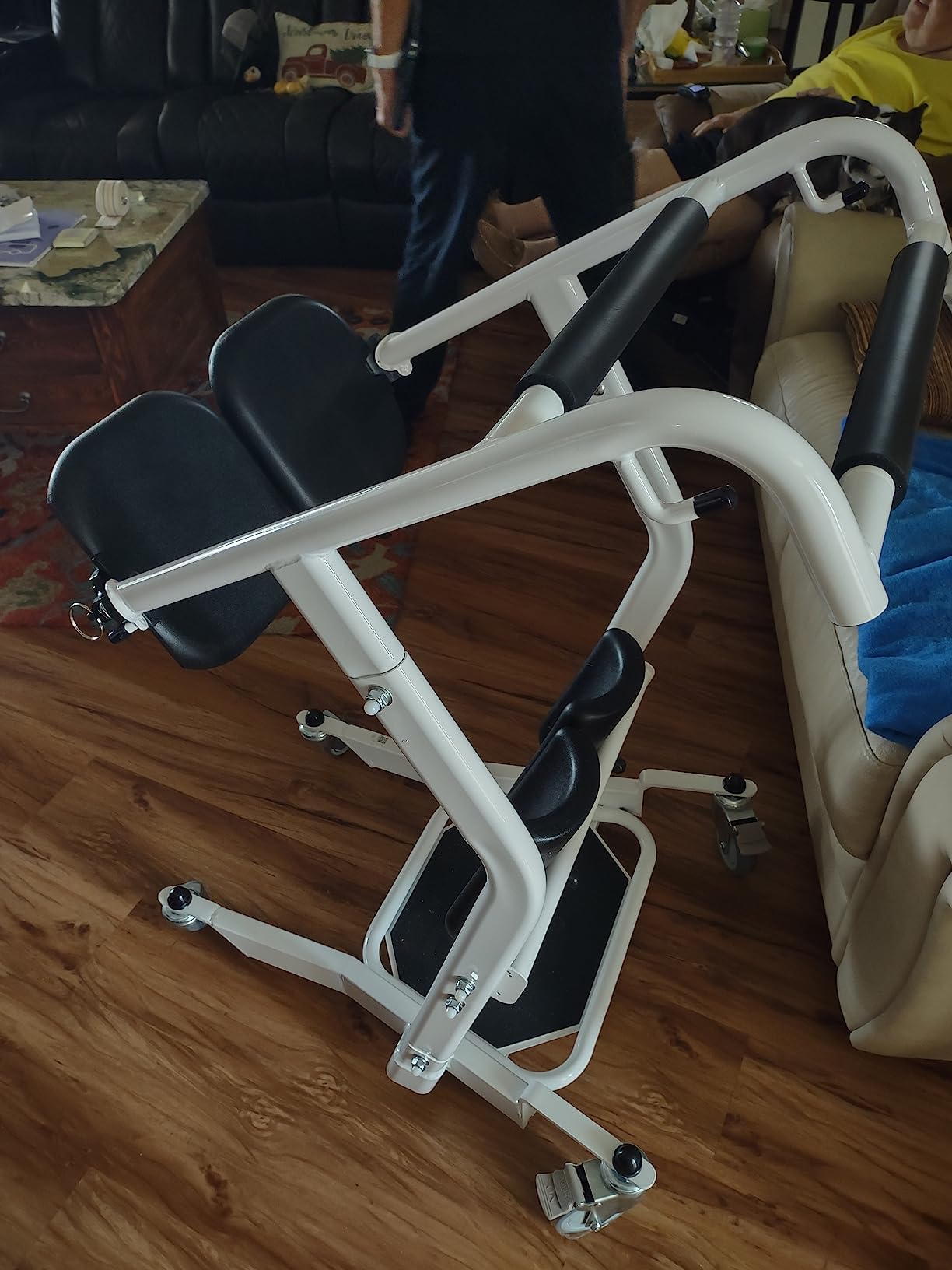 Vive Mobility Sit to Stand Patient Lift for Handicapped - Stand Assist Lift Aid for Home Care Use - Elderly Lift Assist Transfer Device - Transport Chair Stand Assist for Seniors, Adults & Disabled customer photo 2