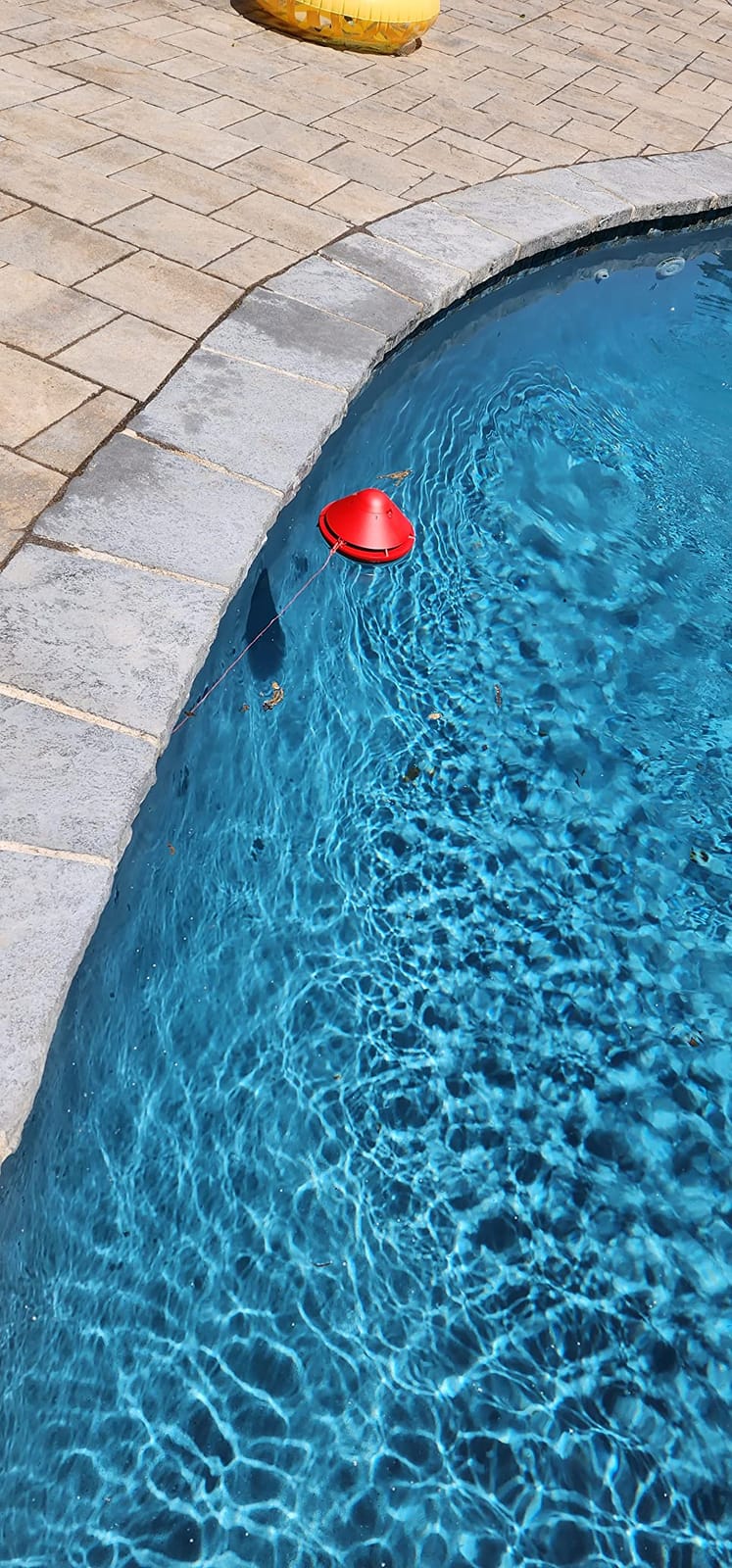 BCONE® Pool Alarm by Lifebuoy® | ASTM F2208 Certified | Floating Safety Device with App Alerts + Alexa Voice Control | 2.4GHz Wi-Fi | for Inground & Above-Ground Pools customer photo 1