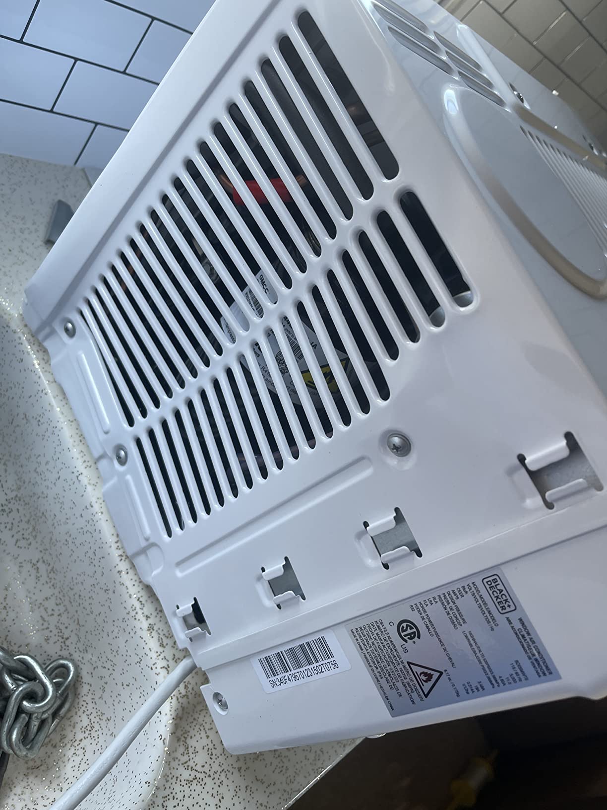 BLACK+DECKER Mechanical Window Air Conditioner 5000 BTU, BD05MWT6, White | AC Window Unit Cools Up to 150 Square Feet, AC Unit with Mechanical Controls, Manual Fan Only and Cool Settings customer photo 2