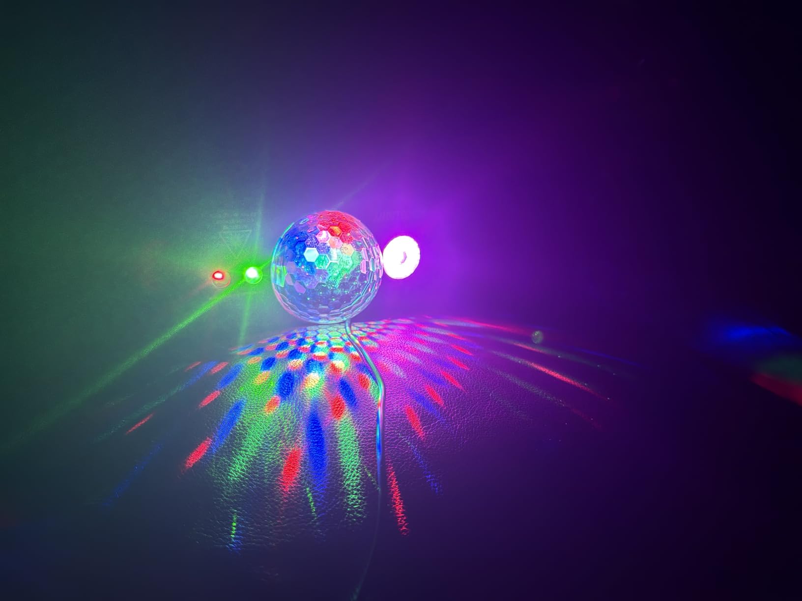 Party Lights, DJ Disco Light Disco Ball Light Sound Activated Strobe Stage Lights for Parties Birthday Christmas Gift Wedding Karaoke Bar Club Pub Dance customer photo 1