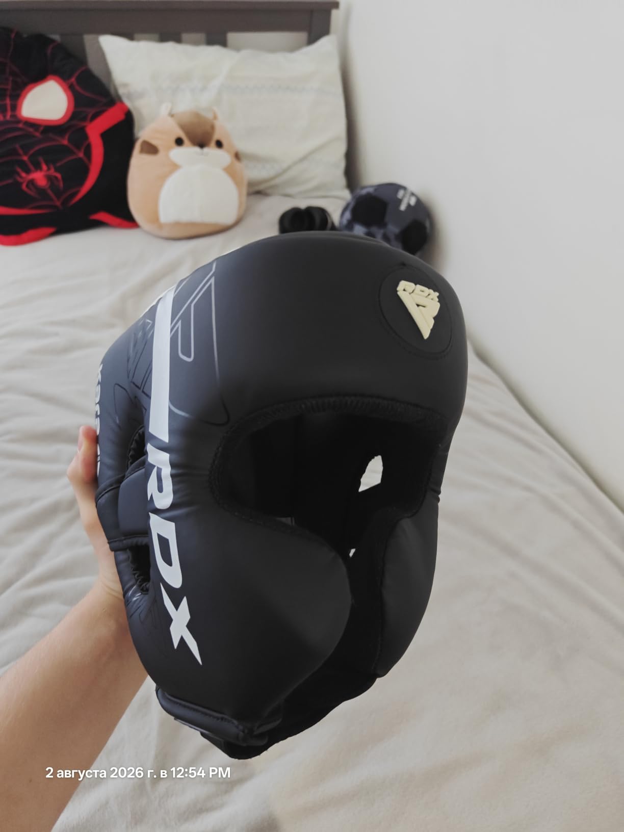 RDX Boxing Headgear, MMA Training, Adjustable Padded Kara, Muay Thai Headgear, Kickboxing, Sparring, Martial Arts, Karate, Taekwondo Helmet customer photo 1