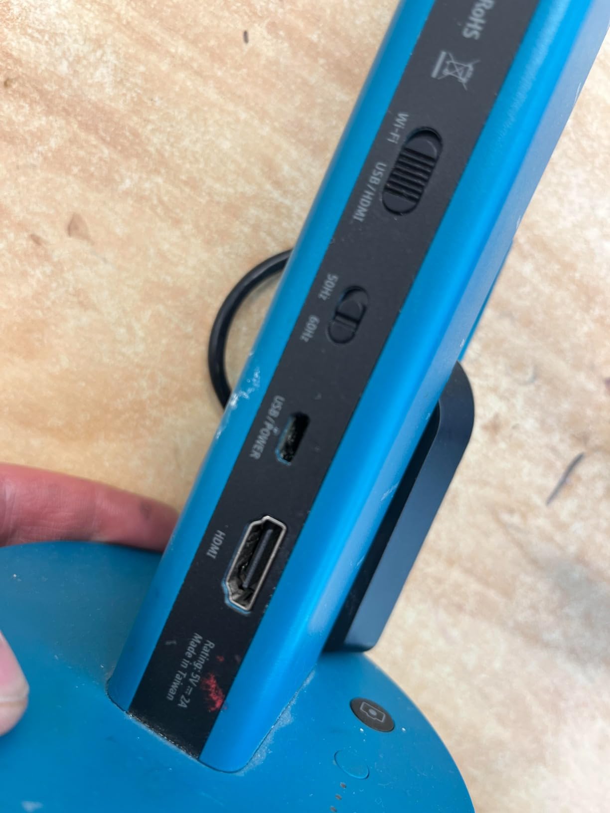 IPEVO VZ-X Wireless 8MP Document Camera, 3 Modes of Connectivity - Wi-Fi, HDMI, and USB, Compatible with Web Conferencing Software, Works Wirelessly with iOS, tvOS, and Android, Black, Blue customer photo 1