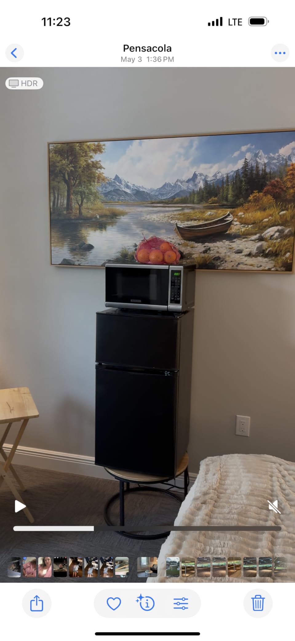 HAILANG Mini Fridge With Freezer, 3.2 Cu.Ft Compact Refrigerator, 2 Doors customer photo 1