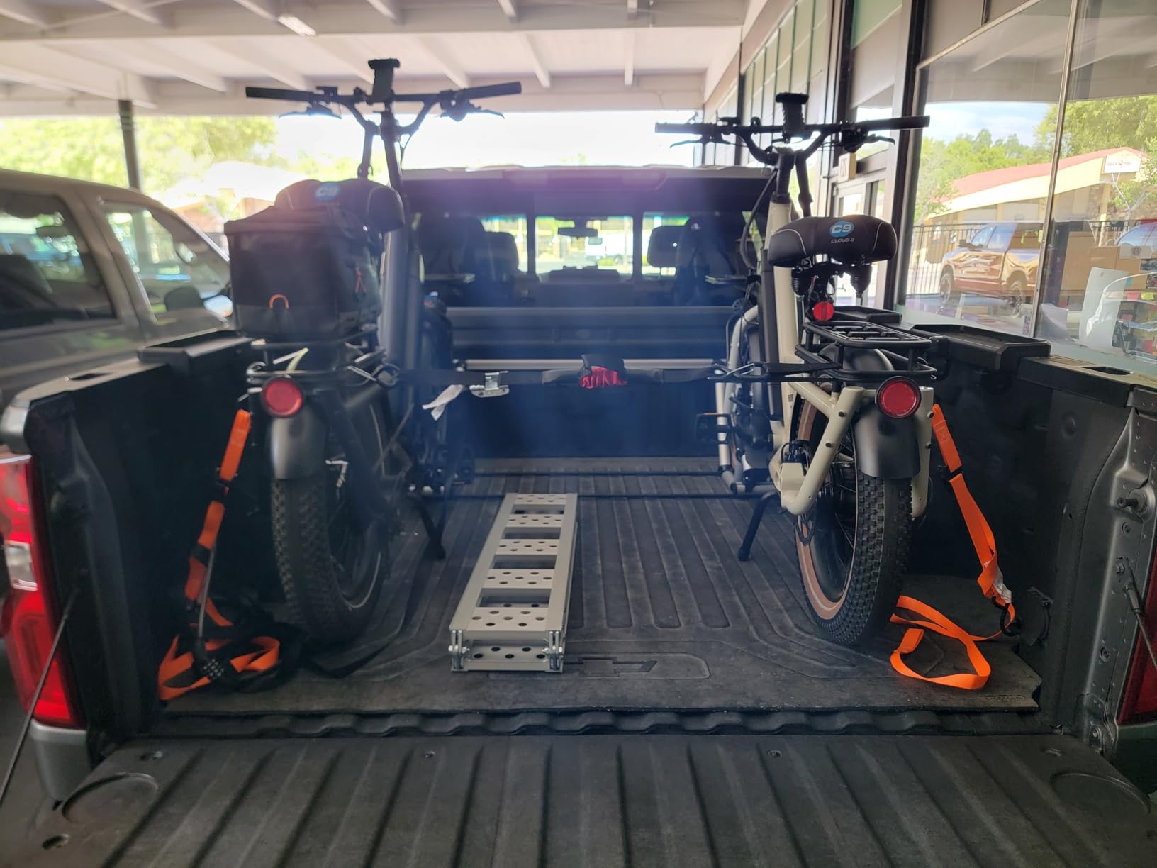 Truck Bed Bike Rack - All-Aluminum Truck Bed 2 Bike Rack Full Size Trucks- Holds 2 Standard Bikes - Effort-Free Installation customer photo 1