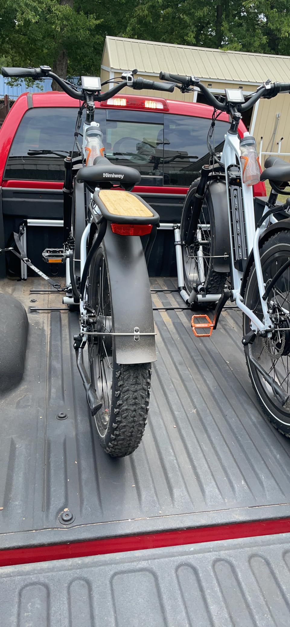 Truck Bed Bike Rack - All-Aluminum Truck Bed 2 Bike Rack Full Size Trucks- Holds 2 Standard Bikes - Effort-Free Installation customer photo 2