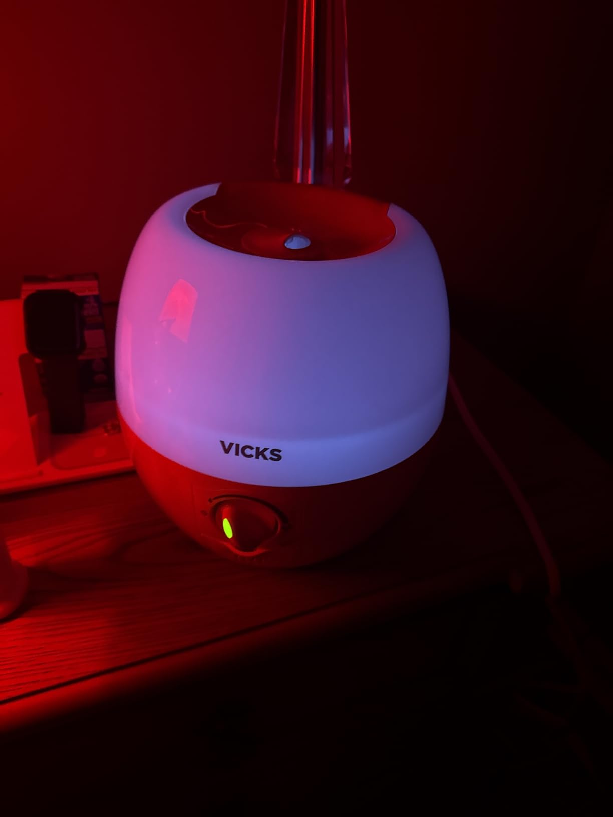 Vicks Humidifier 3-in-1 SleepyTime Cool Mist Humidifier for Nursery, White | Hydrating Mist for Baby & Kids Rooms with Color Changing Night Light, Use with Vicks SleepyTime Vapopads customer photo 1