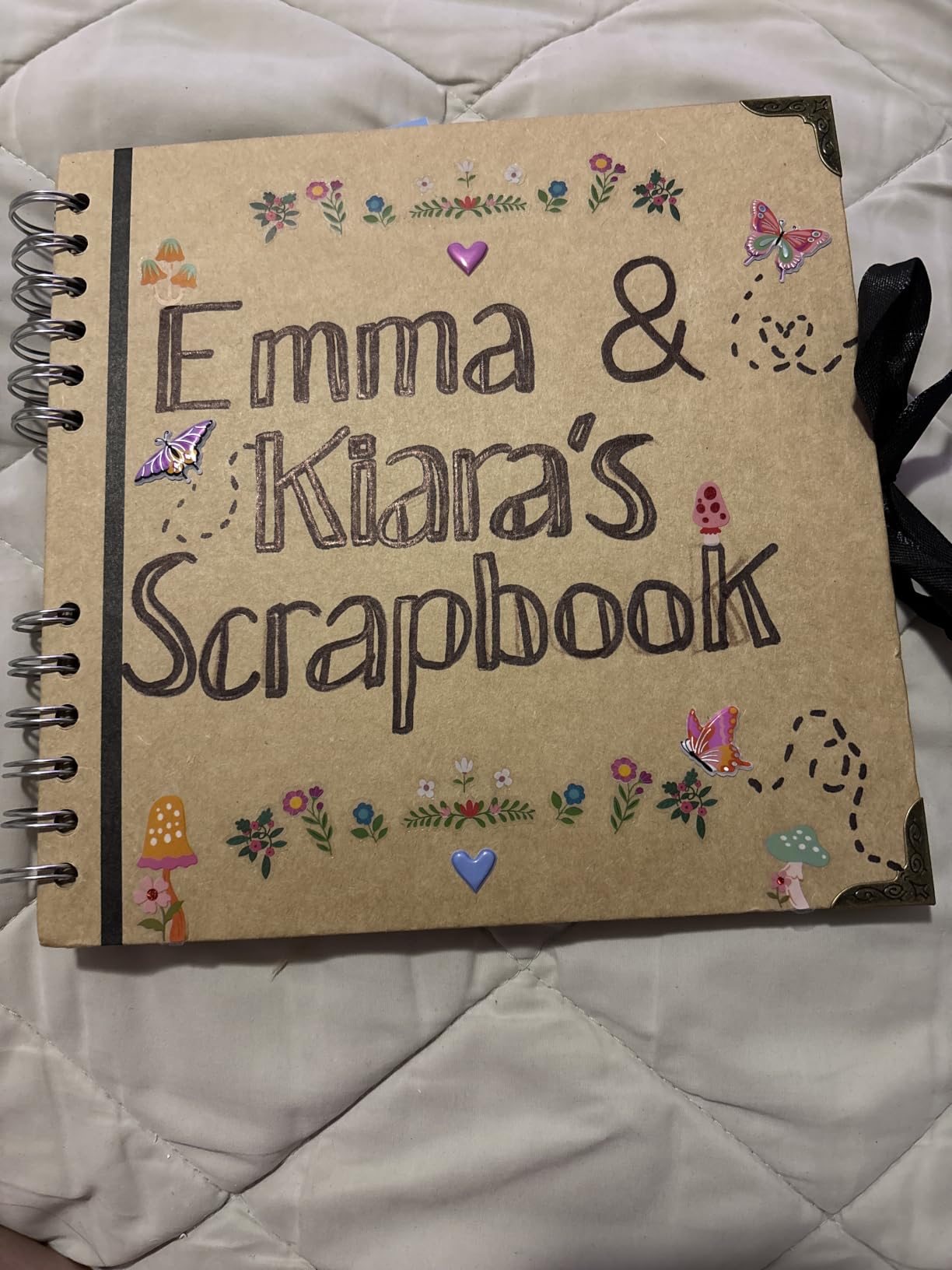 Bstorify Scrapbook Album 60 Pages (8 x 8 Inch) Brown Thick 200gsm Kraft Paper, Photo Album Scrapbook, Memory Book - Ideal for Your Scrapbooking Albums Art & Craft Projects customer photo 1