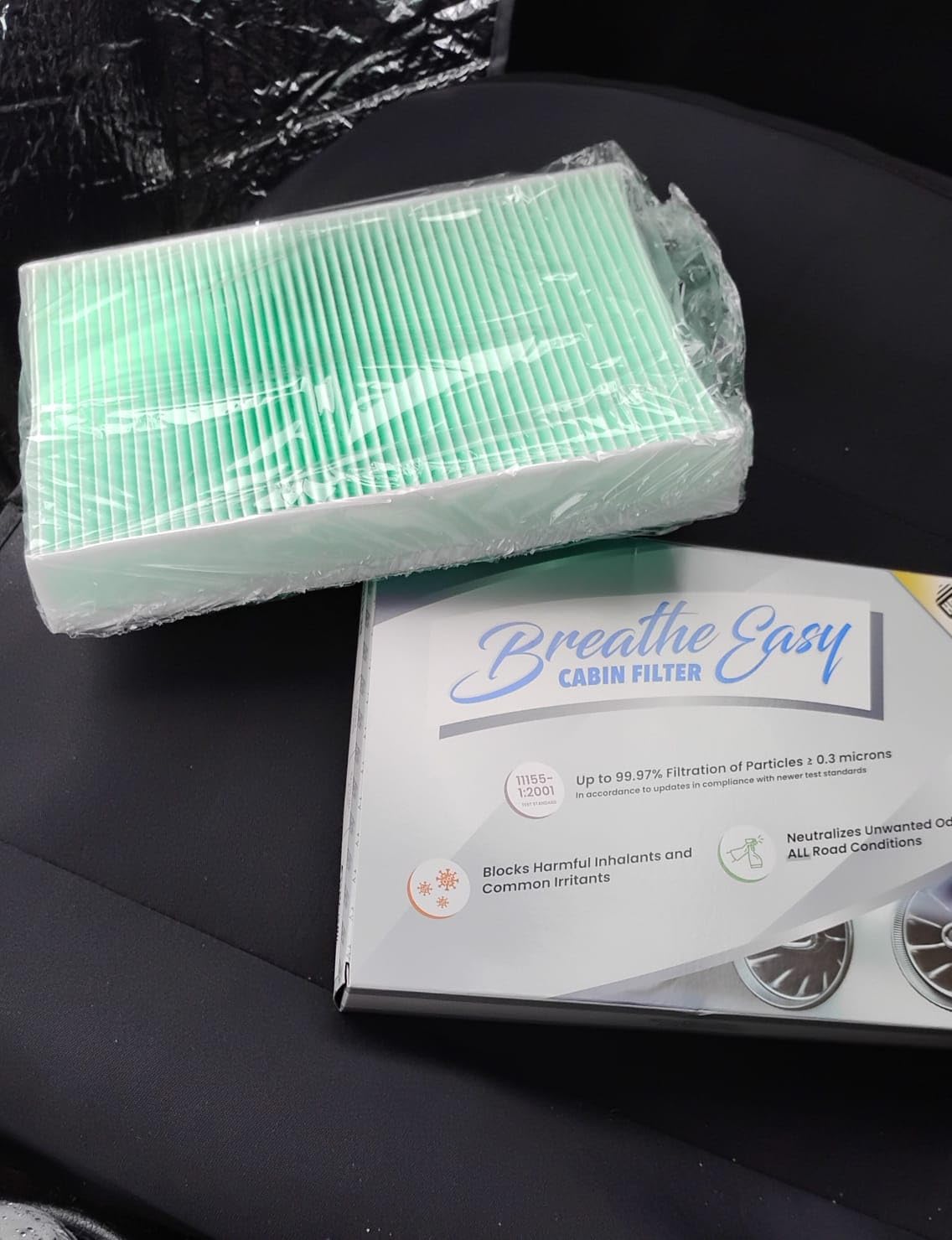 Spearhead Free-Flow HEPA Breathe Easy AC/Heater Cabin Air Filter (BE-134H) | Fits Select 2003-2025 Acura/Honda Like OEM | Up to 99.97% Filtration w/Multi-Layer Pleats, DIY Easy Install, Longer Lasting customer photo 1