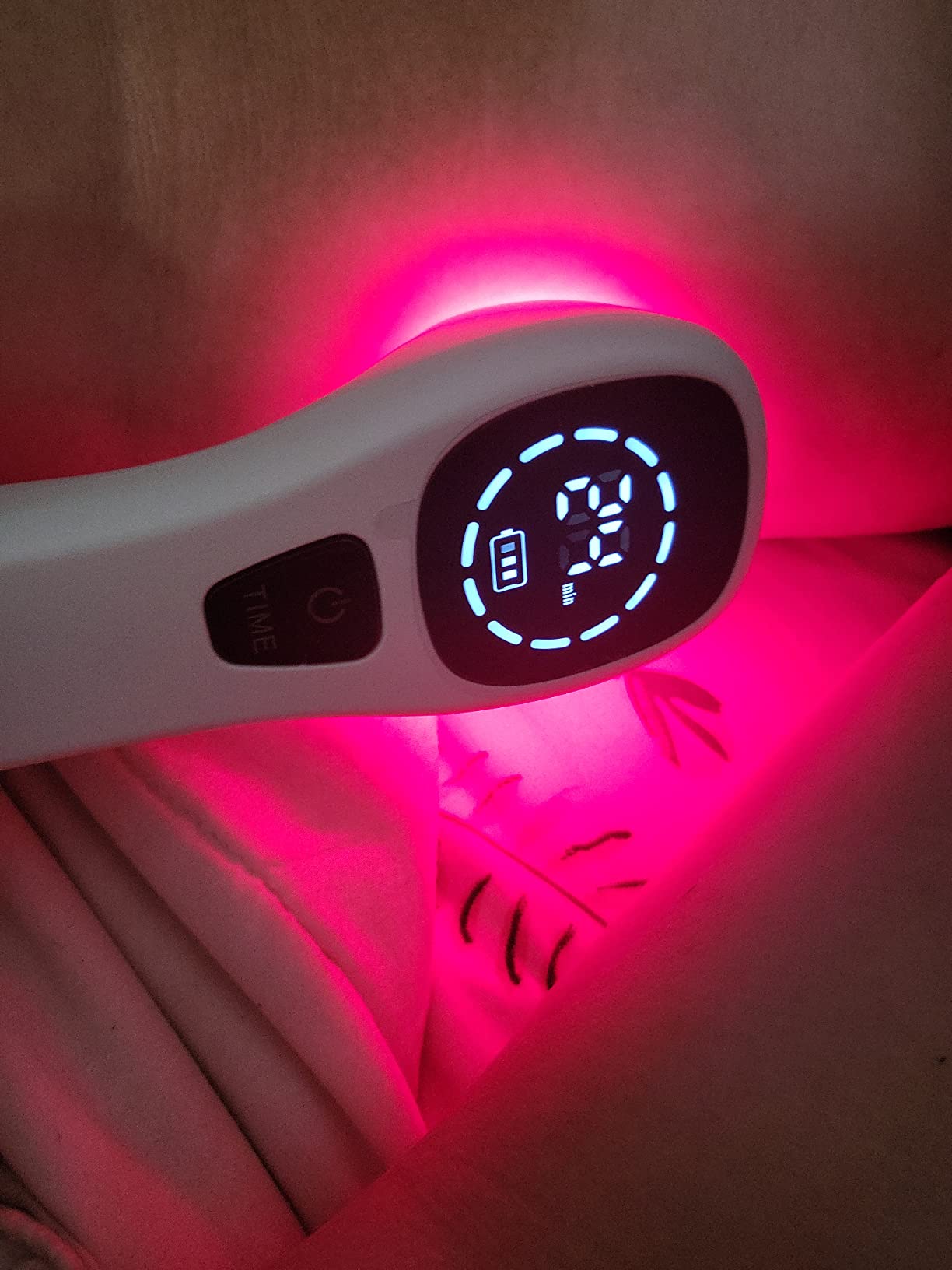 Cold Laser Human/Vet Device with LED Display Targets Joint and Muscles for Infrared Light(2x808nm +12X650nm) customer photo 2