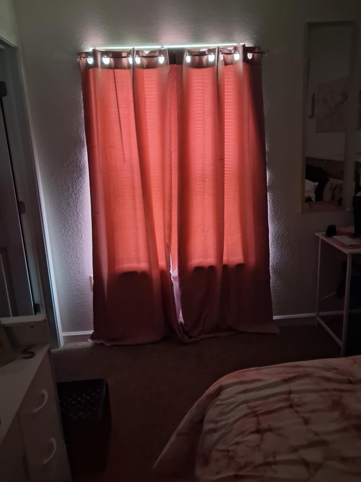 Joydeco Blackout Curtains for Bedroom 84 Inch - Black Out Curtains with Grommets Thermal Insulated Room Darkening Light Blocking, Noise Reducing & Wrinkle-Free Drapes for Living Room Windows, 2 Panels customer photo 1