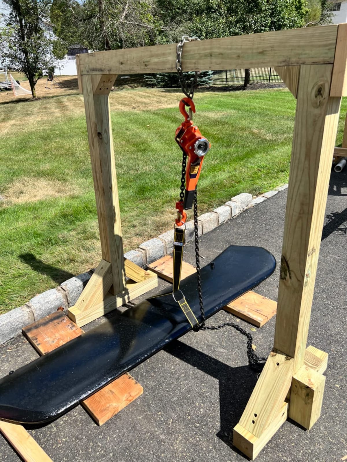 SPECSTAR Lever Chain Hoist 3/4 Ton 1650 Lbs Capacity | 10 Feet with 2 Heavy Duty Hooks, Chain Come Along for Warehouse Building Automotive Machinery customer photo 2