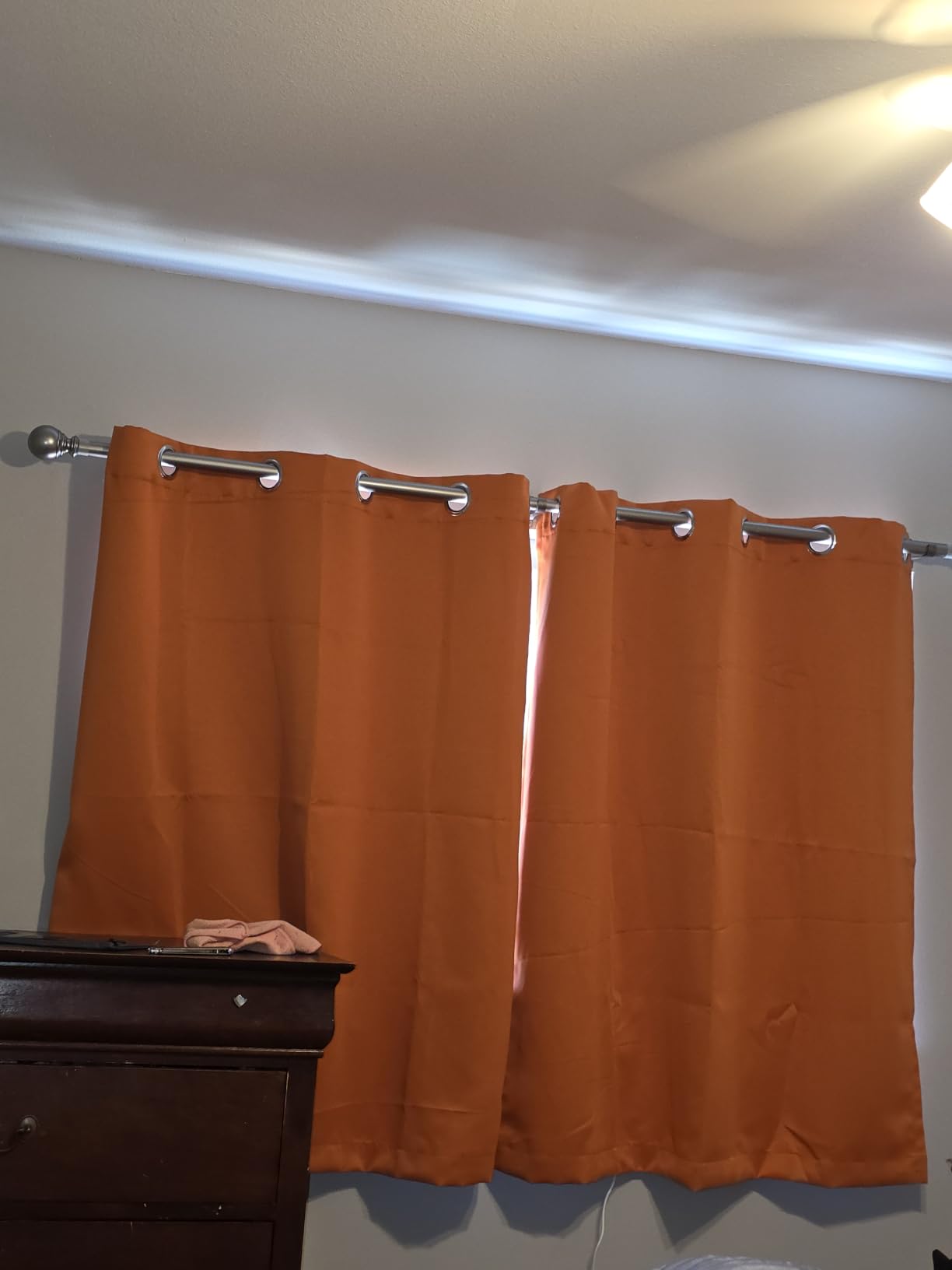 BGment White Blackout Curtains 63 Inch Long - 2 Panels | Black Out Curtains for Bedroom, Thermal Insulated, Grommet, Total Room Darkening, Window Drapes, 42 x 63 Inch customer photo 2