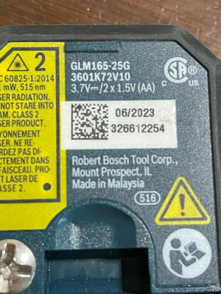 BOSCH GLM165-25G Blaze Green-Beam 165 Ft. Laser Measure, Laser Distance Measuring Tool customer photo 2