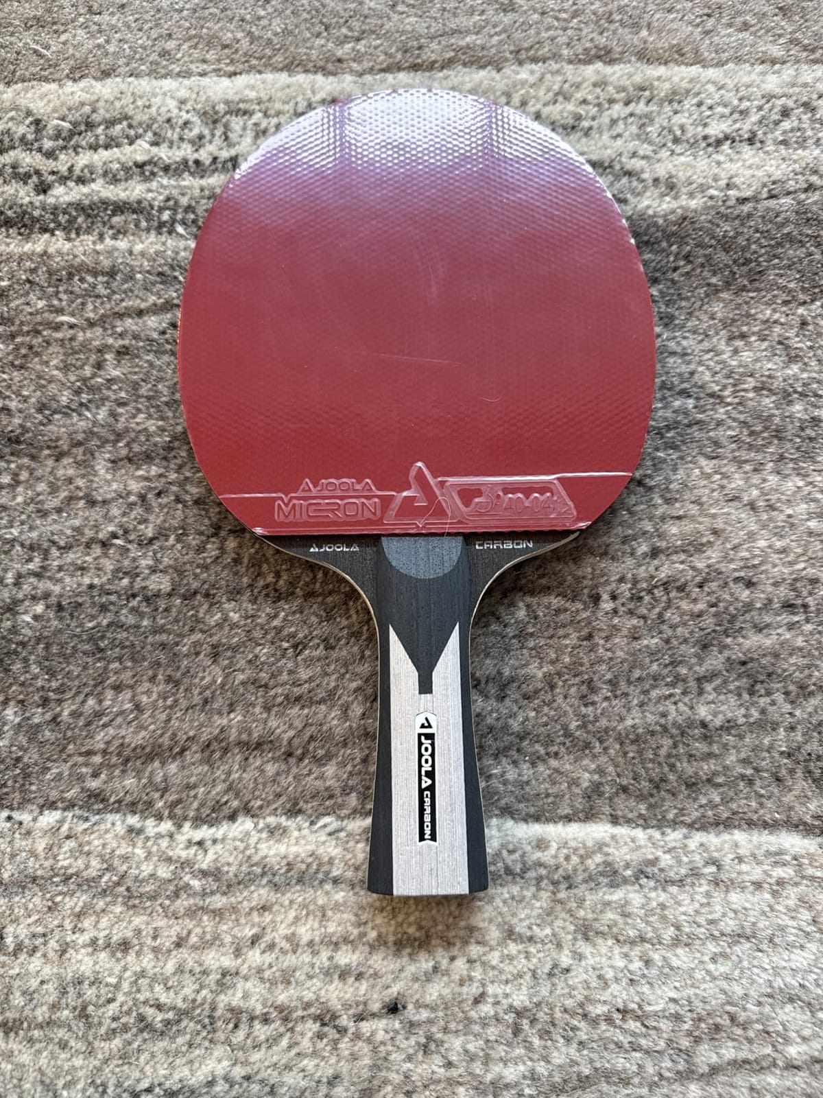 JOOLA Carbon X Pro Performance Ping Pong Paddle - Ergonomic Grip Handle & Pro Friction Technology - ITTF Approved - Ping Pong Racket for Advanced Control & Speed customer photo 1