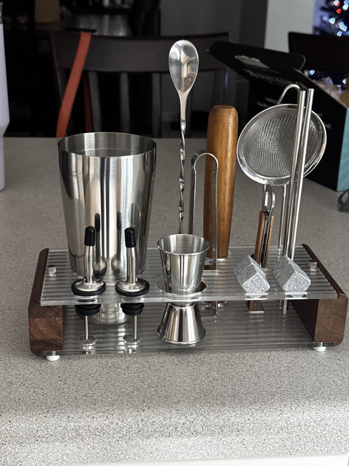 Mixology Bartender Kit with Stand - 15 Piece Bar Tool Set customer photo 1