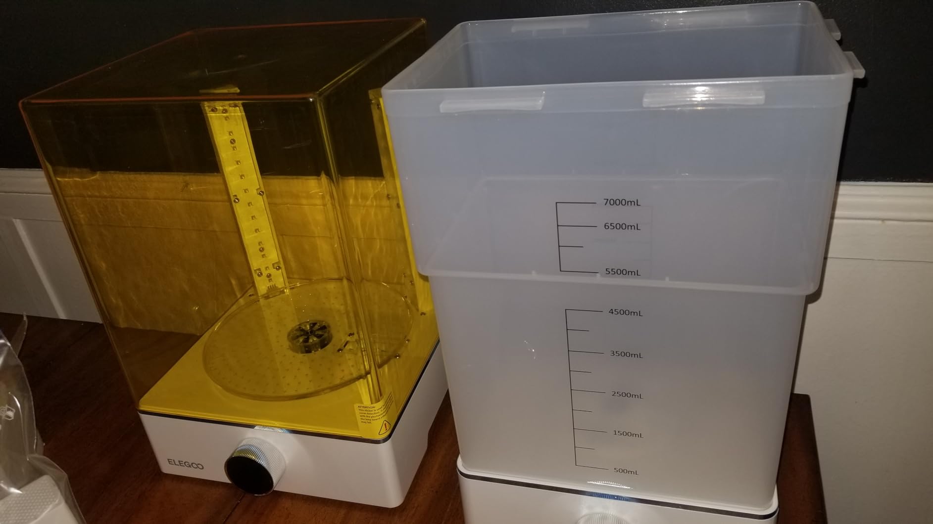 ELEGOO Mercury X Bundle, Wash and Cure Machine for Large Resin 3D Printed Models, Compatible with Saturn, Mars MSLA 3D Printers customer photo 1