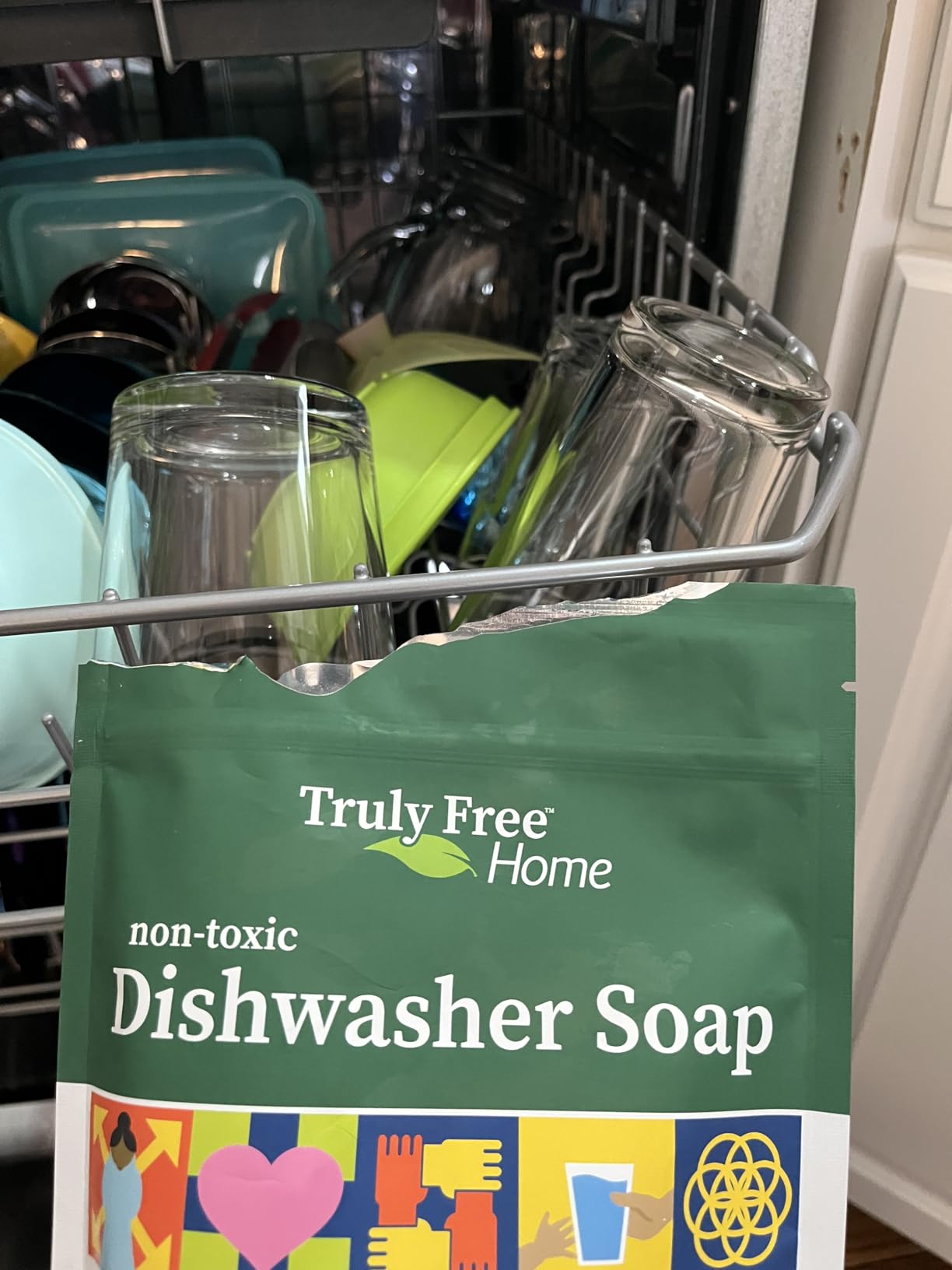 Truly Free Dishwasher Detergent Powder - 12.5oz - Pack of 1 customer photo 2