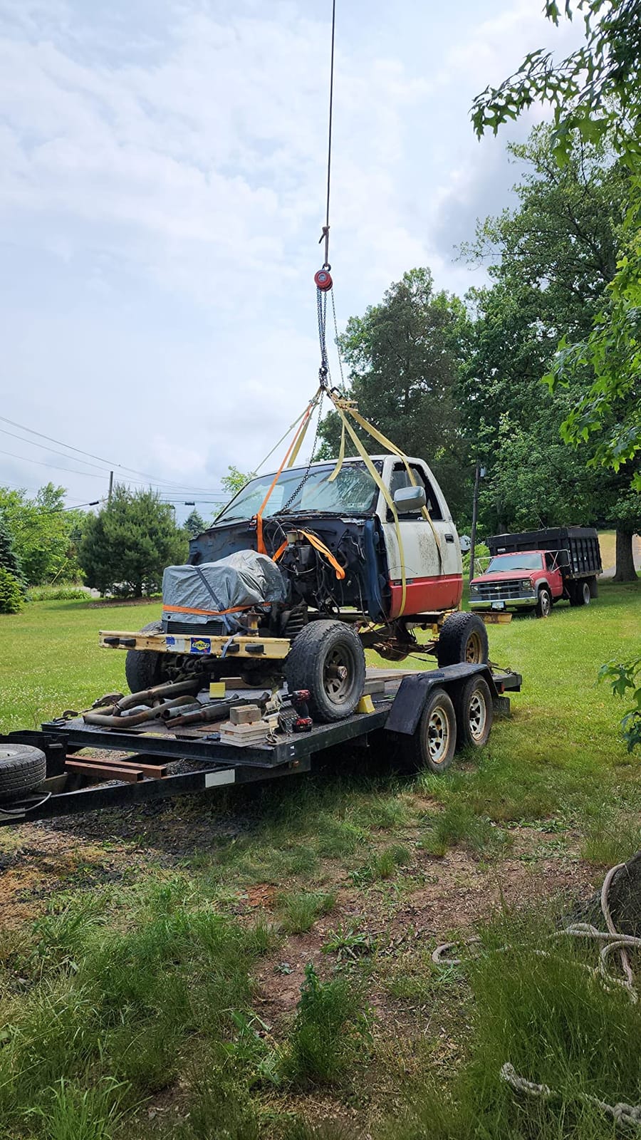 Manual Chain Hoist | 1 Ton/2000 lbs Capacity | 10' Lift | 2 Hooks | Manual Hand Lift Steel Chain Block Hoist (1T) customer photo 2