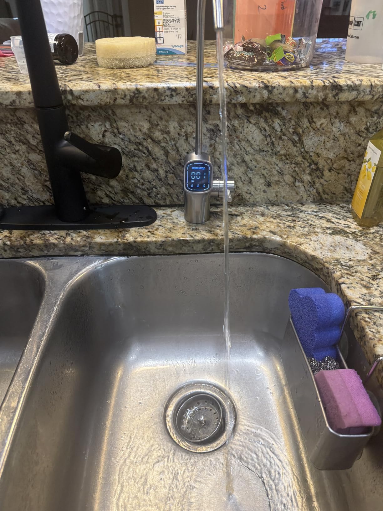 Waterdrop G3P800 Reverse Osmosis Water Filter, 800 GPD, Tankless RO System | NSF/ANSI 42 & 53 & 58 & 372 Certified, 10-Stage RO Water Filtration System Under-Sink, 3:1 Pure to Drain, Smart LED Faucet customer photo 2