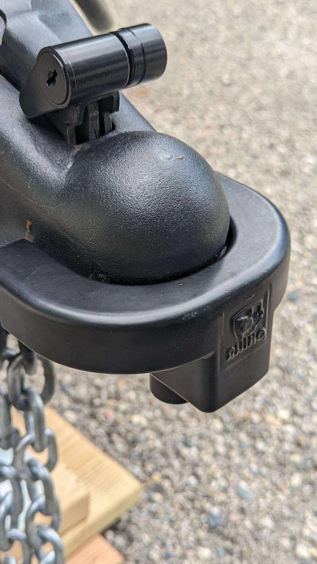 Rhino USA Trailer Coupler Lock Kit (2in Trailers) - Anti-Theft Steel | Heavy Duty Anti-Theft Lock for RV, Camper, Trailer, Boat & Caravan. Reinforced Solid Steel Build, Weatherproof. customer photo 1