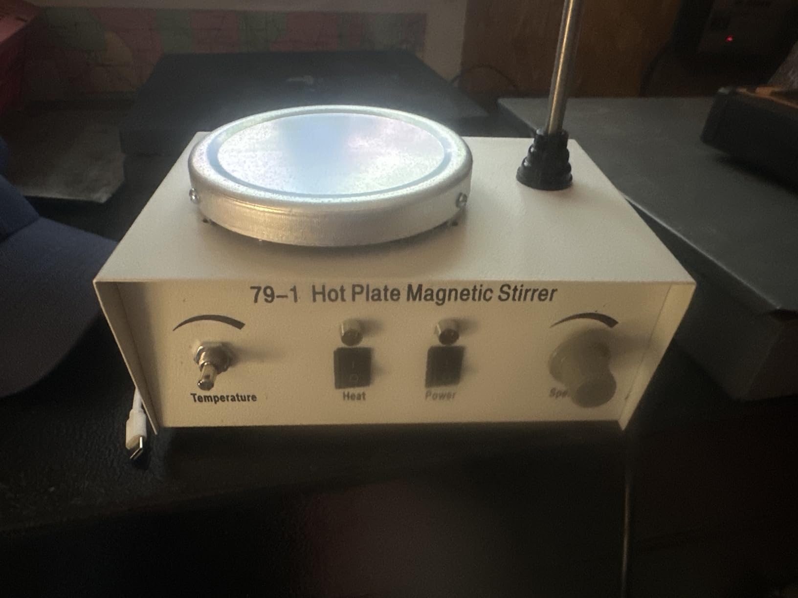 Slendor Magnetic Stirrer Hot Plate Mixer 79-1 Lab Stirrers Hotplate Max 2400 RPM Stir Plate with Stir Bar and Support Stand customer photo 2