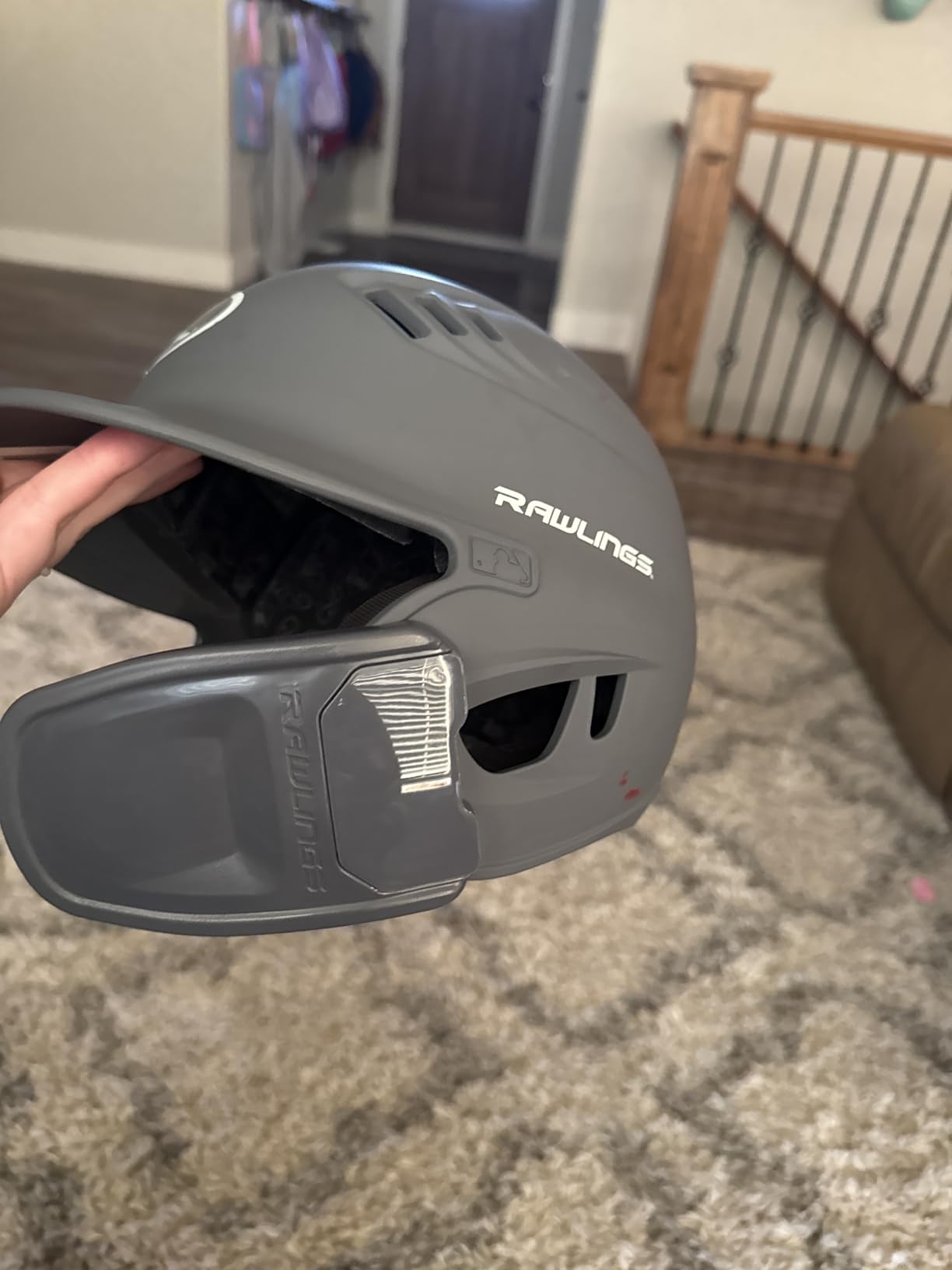 Rawlings R16 Velo Reversible EXT Batting Helmet | Reversible Face Guard customer photo 1