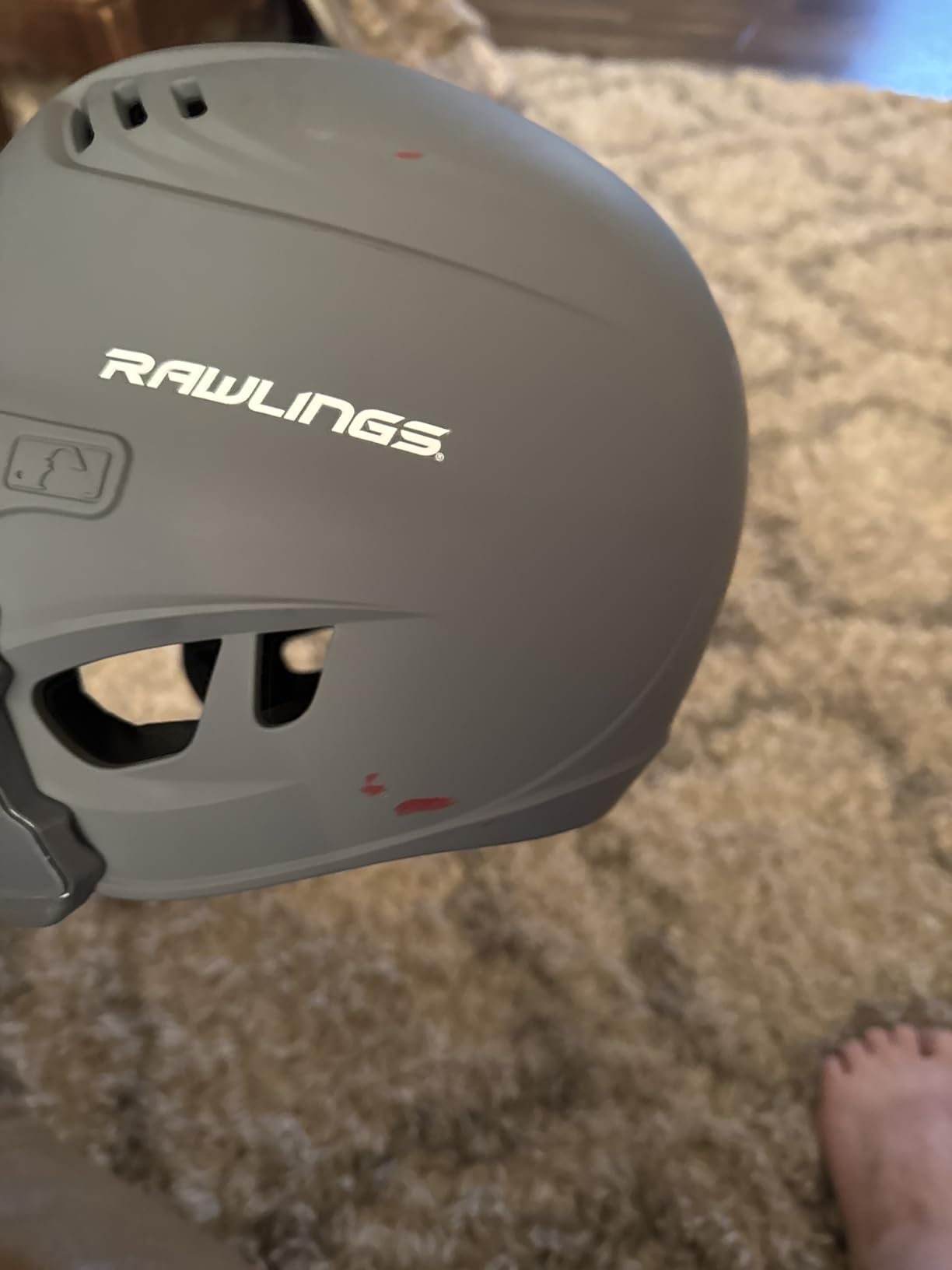 Rawlings R16 Velo Reversible EXT Batting Helmet | Reversible Face Guard customer photo 2