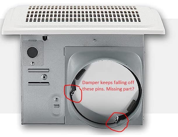 Homewerks 140 CFM Bathroom Exhaust Fan with Humidity Sensor, ENERGY STAR | 1.0 Sone, Auto-On at 60 Percent, Auto-Off Below 60 Percent, for Rooms Up to 140 sq ft, Bathroom Ceiling Exhaust Fan customer photo 1