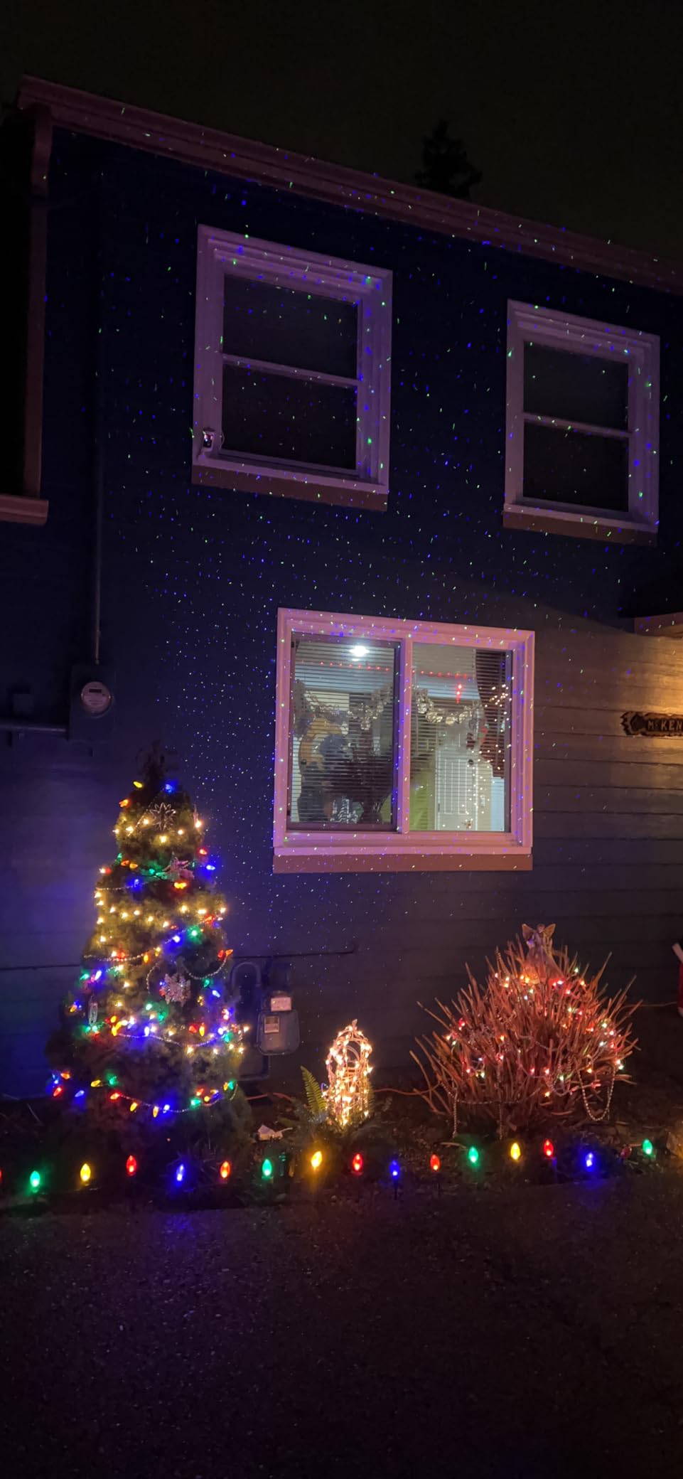 Christmas Laser Lights, Outdoor Garden Laser Lights Projector with Moving RGB Waterproof for Christmas Holiday customer photo 1