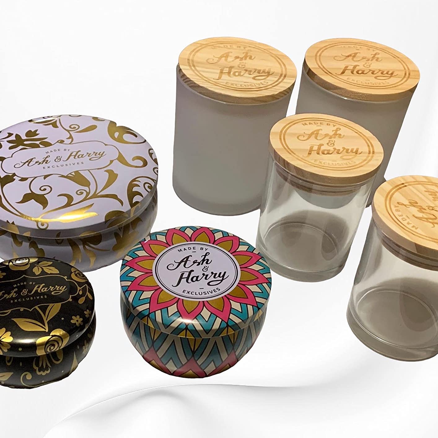 ASH & HARRY Premium Soy Candle Making Kit for Adults, Complete Gift Set with 10 Premium Tins & Jars, DIY Starter Candle Making Supplies, Perfect Home Decorations Holiday Gift Which Makes 10 Candles customer photo 2