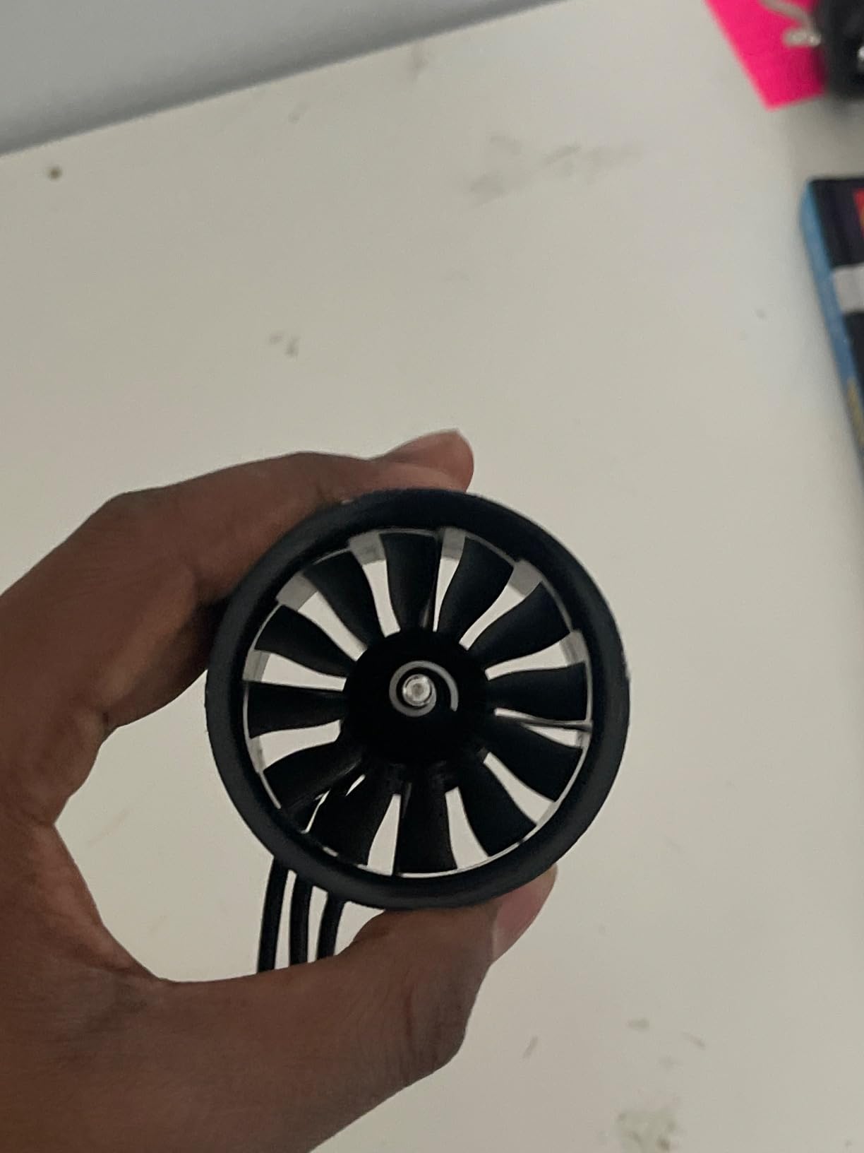 50mm 12 Blades EDF Ducted Fan with 4S 2627-KV4600 Brushless Outrunner Motor Model Jet Aircraft customer photo 1