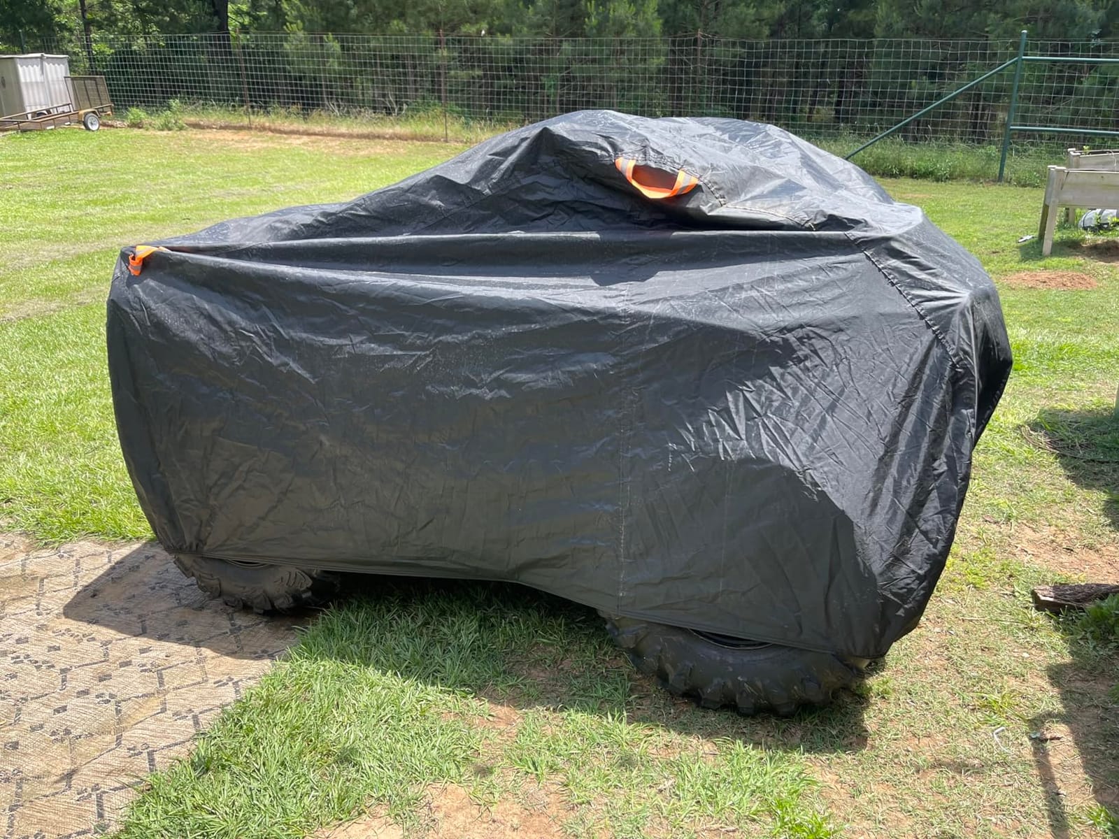 NEVERLAND ATV Cover Waterproof Heavy Duty 4 Wheeler Cover for Honda XL - fits Polaris Yamaha Suzuki Honda Black customer photo 2