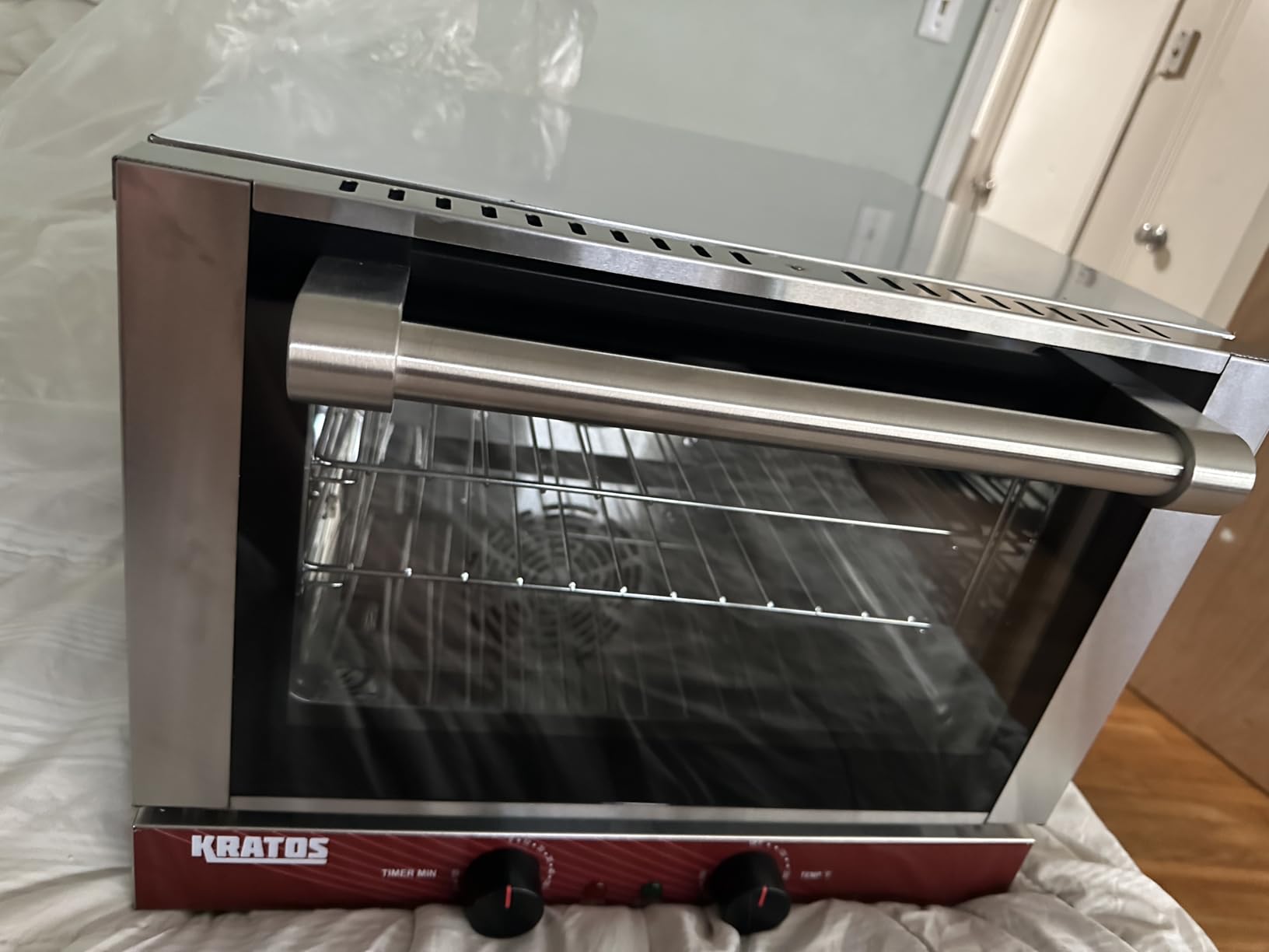 Kratos Commercial Oven, Quarter Size Electric Countertop Convection Oven | Holds Three Quarter Size Sheet Pans, 120V (29M-001) customer photo 2
