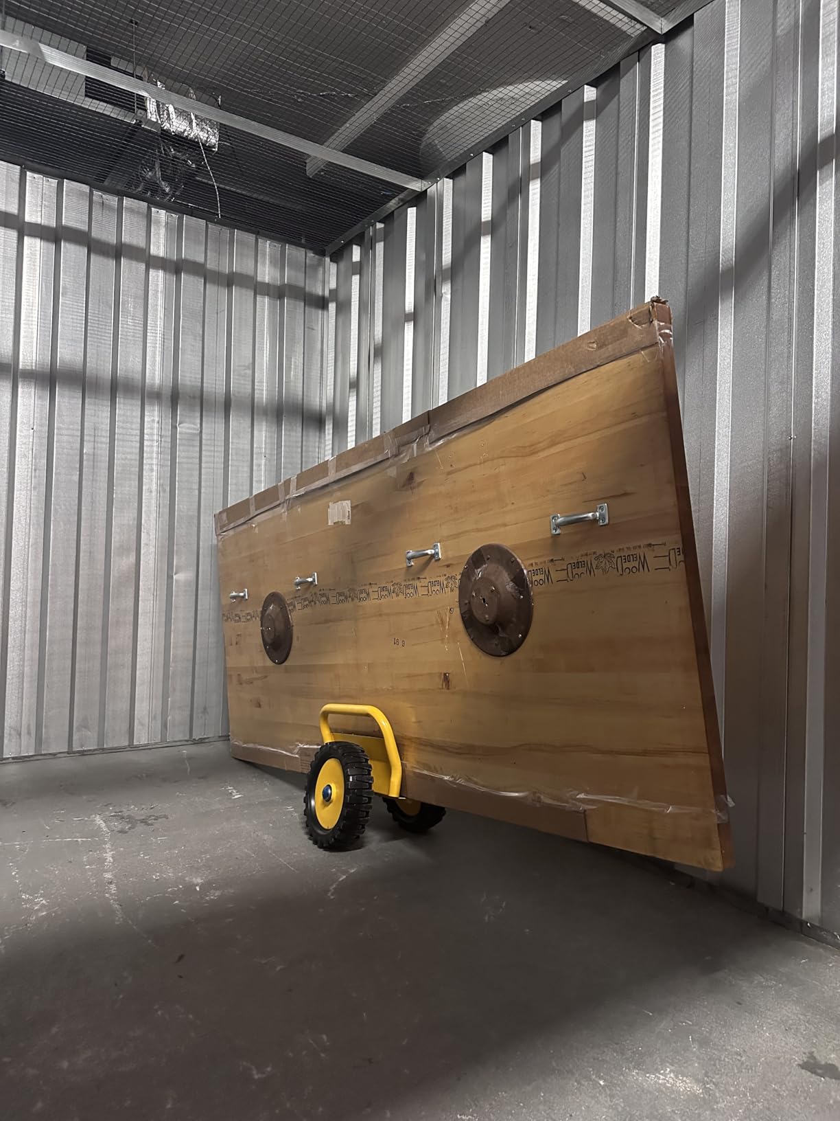 Dewalt Panel Truck Dolly Cart, 1,100-pound Weight Capacity, for Drywall, Plywood, Lumber, Sheetrock, and Doors, 7.25-inch Width Capacity, 12-inch No-Flat Wheels (DXWT-PS202) customer photo 2