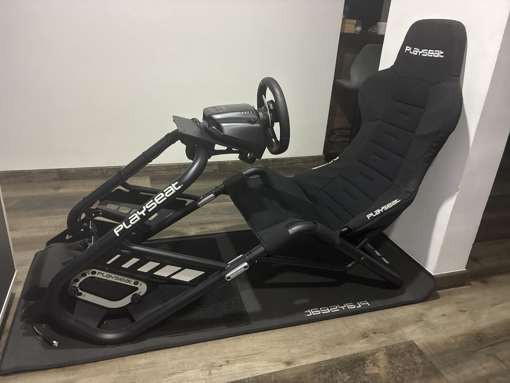 Playseat Trophy Sim Racing Cockpit | High Performance Racing Simulator Cockpit | Supports Direct Drive | Compatible with All Steering Wheels & Pedals on the Market | Supports PC & Console | Black customer photo 1