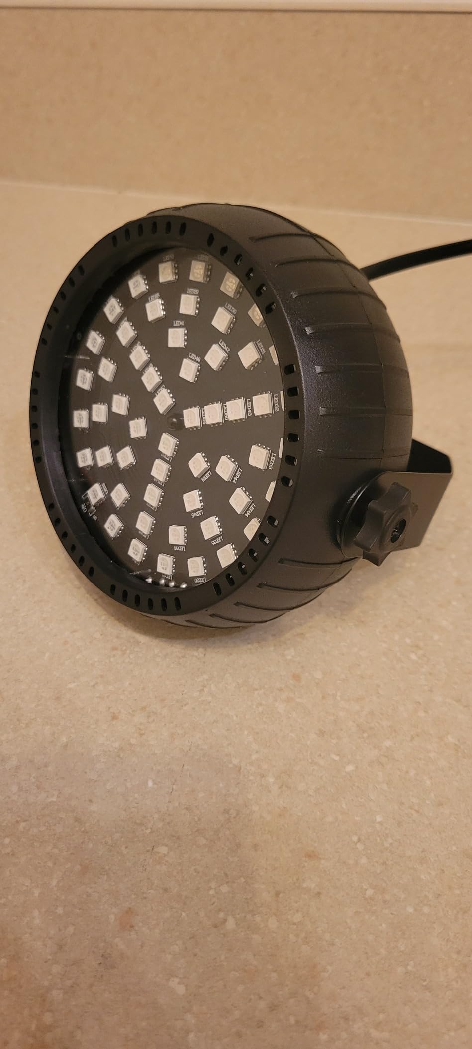 Telbum Strobe Lights, 54 Super-Bright RGB LEDs Mini Strobe Light with Remote Control, Sound Activated & Speed Control customer photo 2