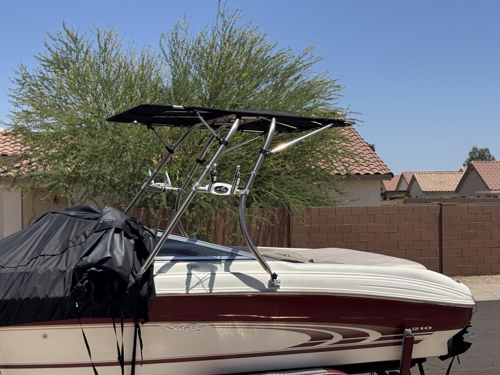 Big Air Super Shadow Wakeboard Tower Bimini Top - 76
