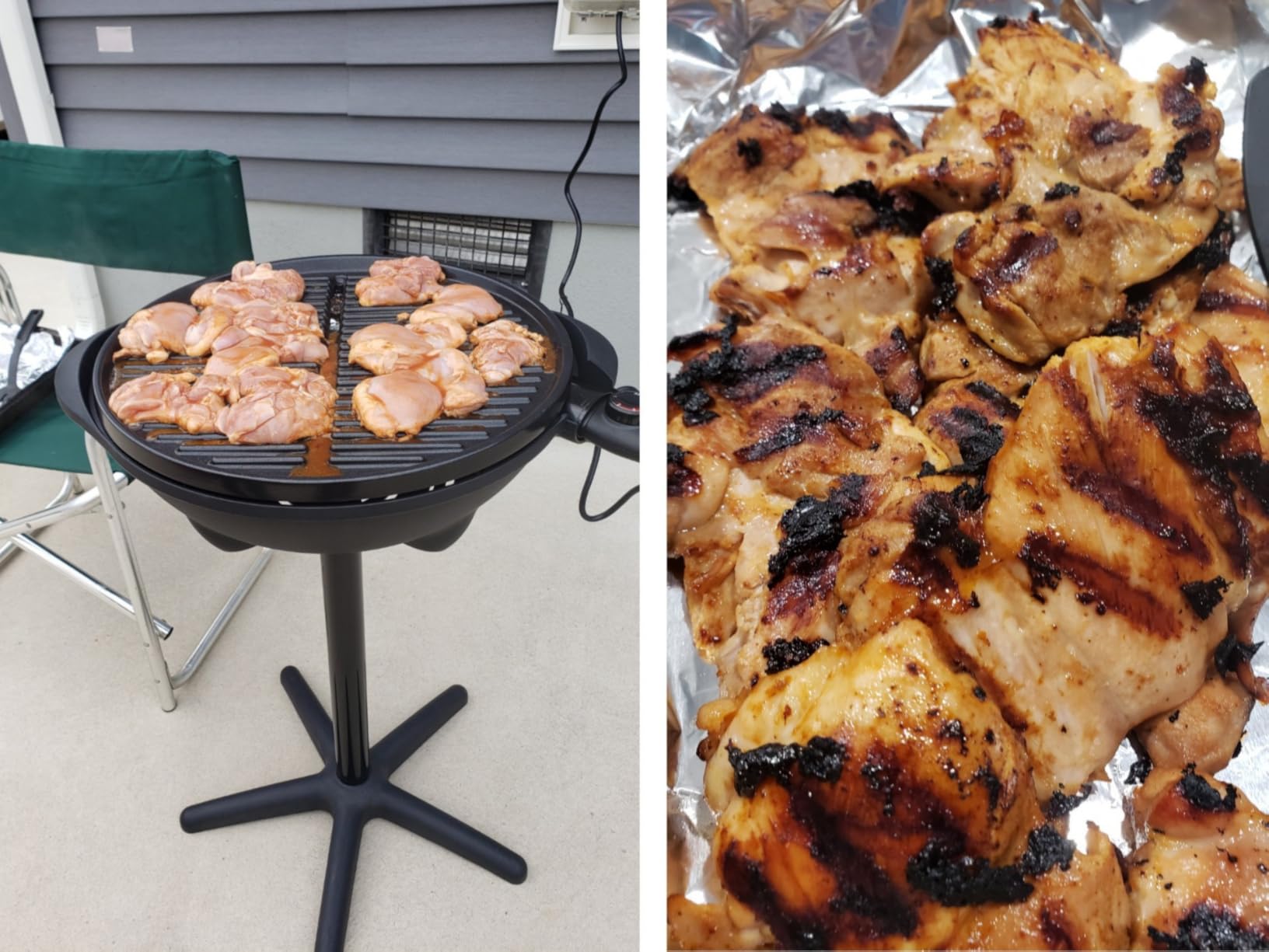 Cuisinart Electric Grill, Indoor/Outdoor, Compact, Portable, Nonstick (CEG-115) customer photo 1
