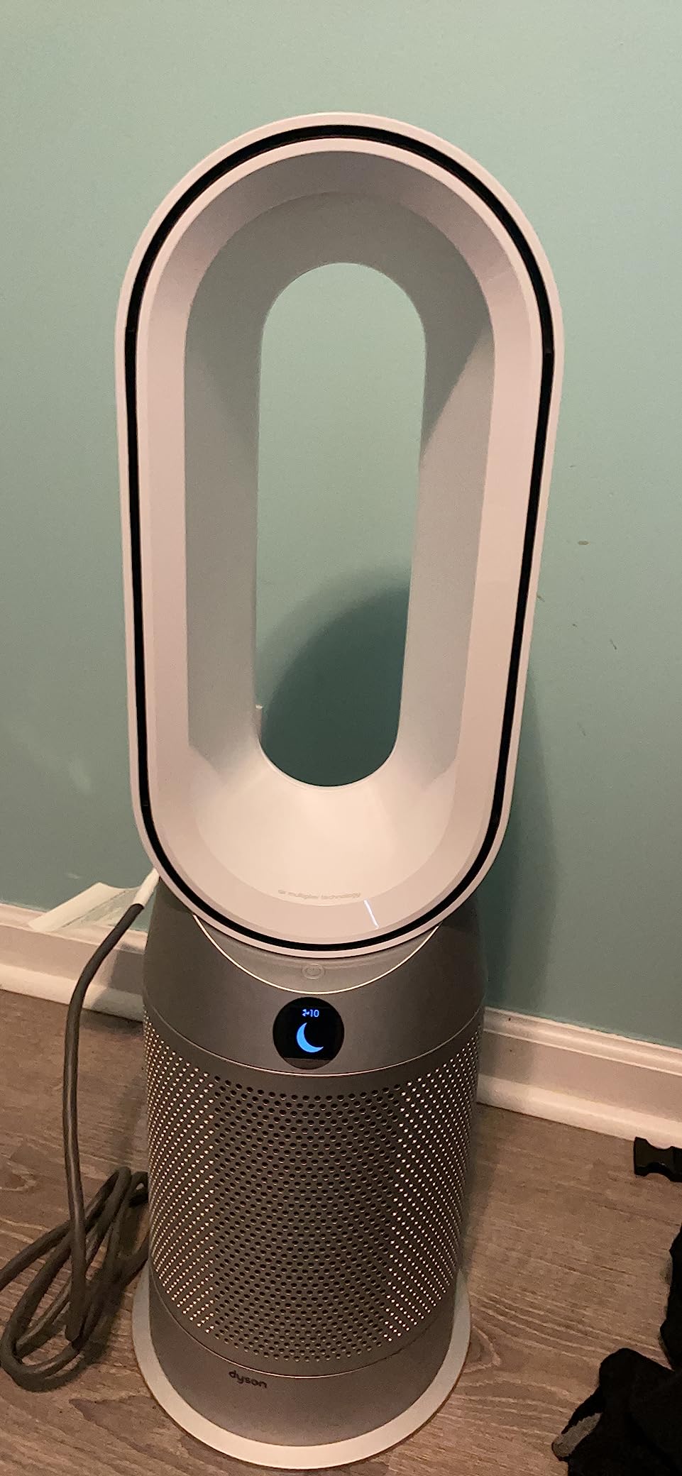 Dyson Purifier Hot+Cool HP07 Air Purifier, Heater, and Fan | White/Silver, Large customer photo 1