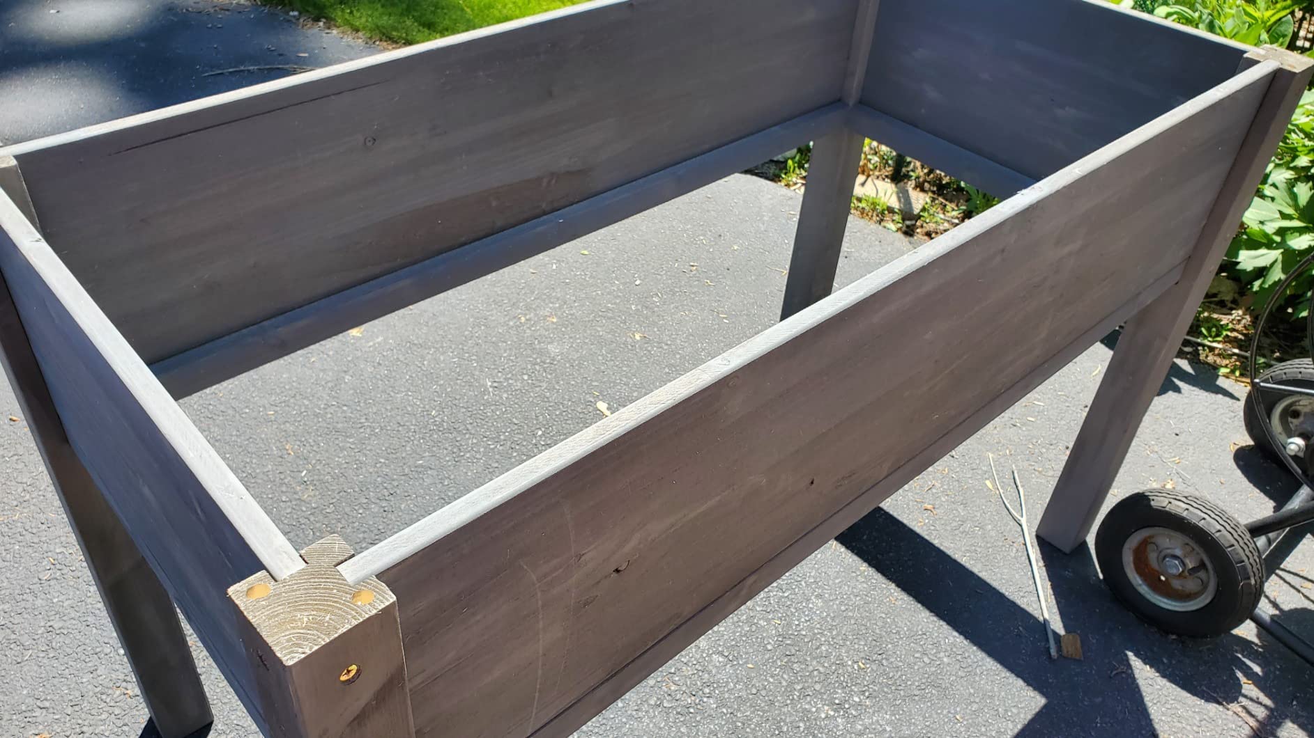 48×24×30 Raised Garden Bed with Legs, Cedar Wood Elevated Planter Box customer photo 1