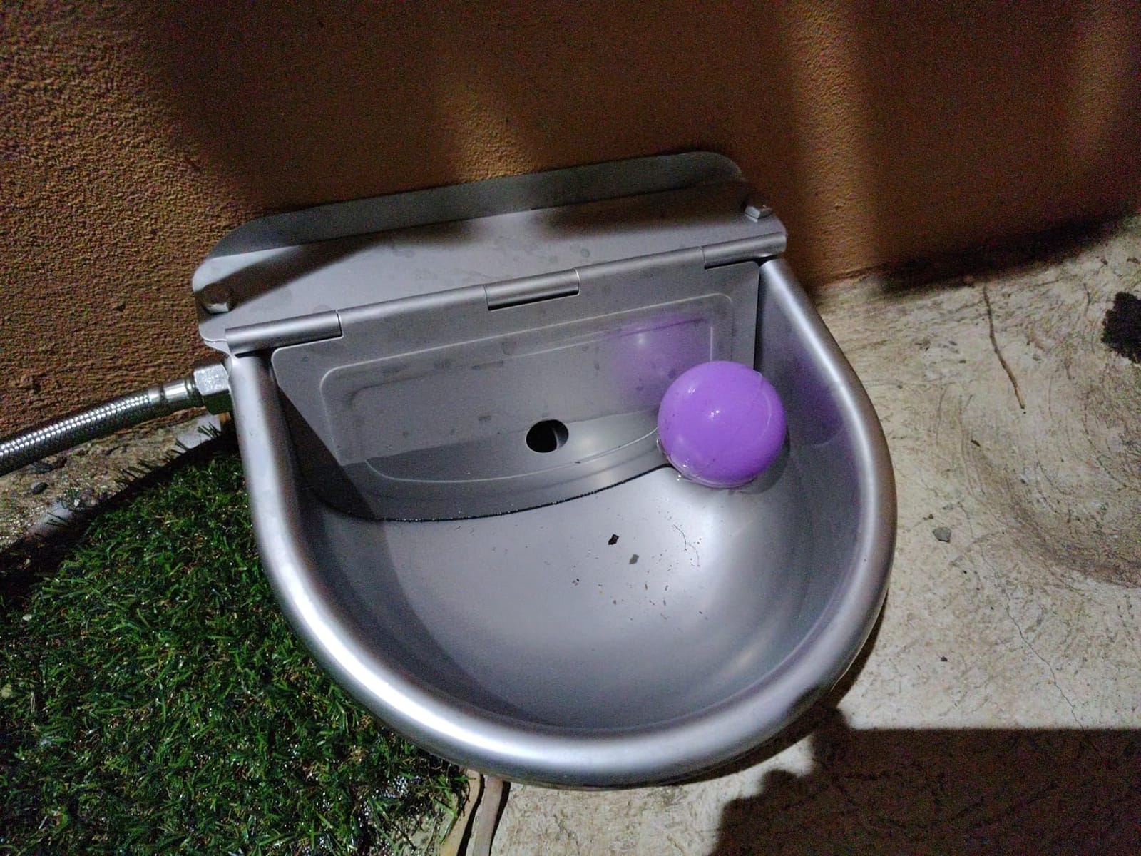 Ademon Automatic Animal Drinking Water Bowl with Float Valve, Standard Pipe, 3L Stainless Steel Waterer Feeder Farm Dog Dispenser Kit Self Filling for Livestock Horse Goat Water Trough customer photo 1