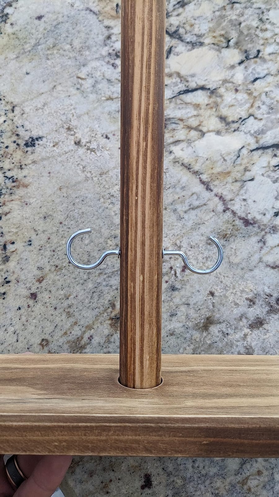 Ring Toss Games for Adults, Yard Games, Patio Decor, Outdoor Indoor Games, Wooden Hook and Ring Game for Bars, Home, Party, 15.7