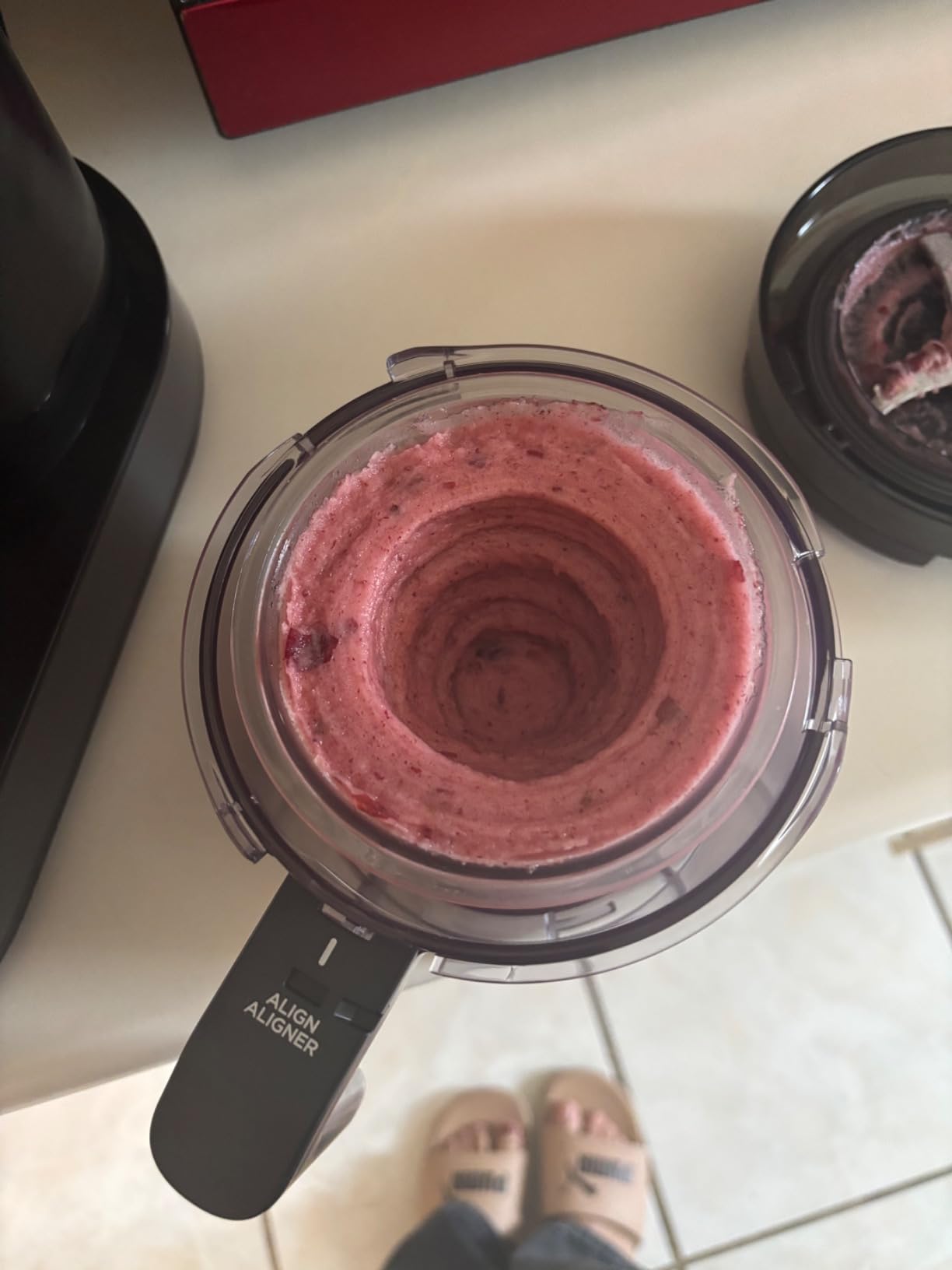 Ninja CREAMi 7-in-1 Ice Cream Maker, Ice Cream, Gelato & more, NC299AMZ | Ninja CREAMi transforms frozen bases into ice cream, sorbet and milkshakes at a button touch, from healthy to indulgent. customer photo 2