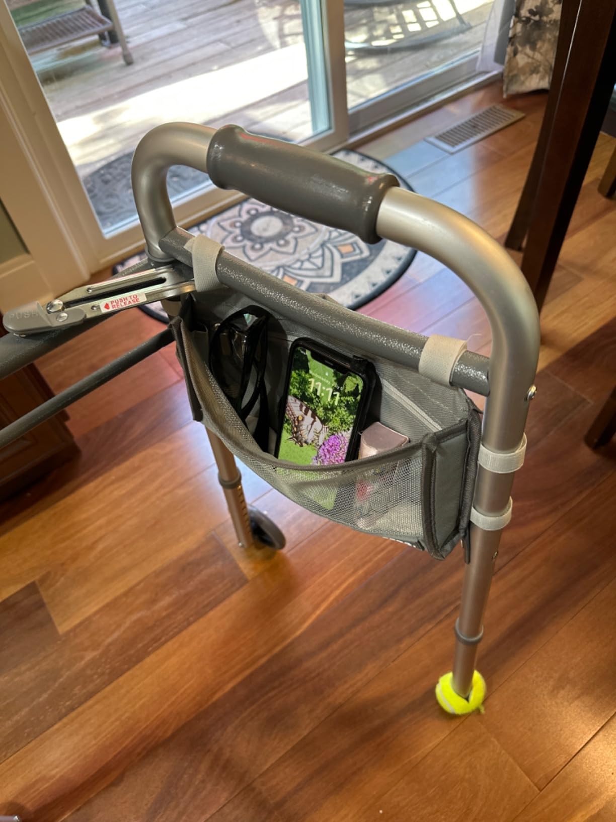 Lunderg Bed Assist Rail for Seniors with Motion Light & Non-Slip Grab Bar | Easy to Install Bed Rails for Elderly Adults Safety & Post-Surgery - Helps Reduce Falls & Support Independence customer photo 1