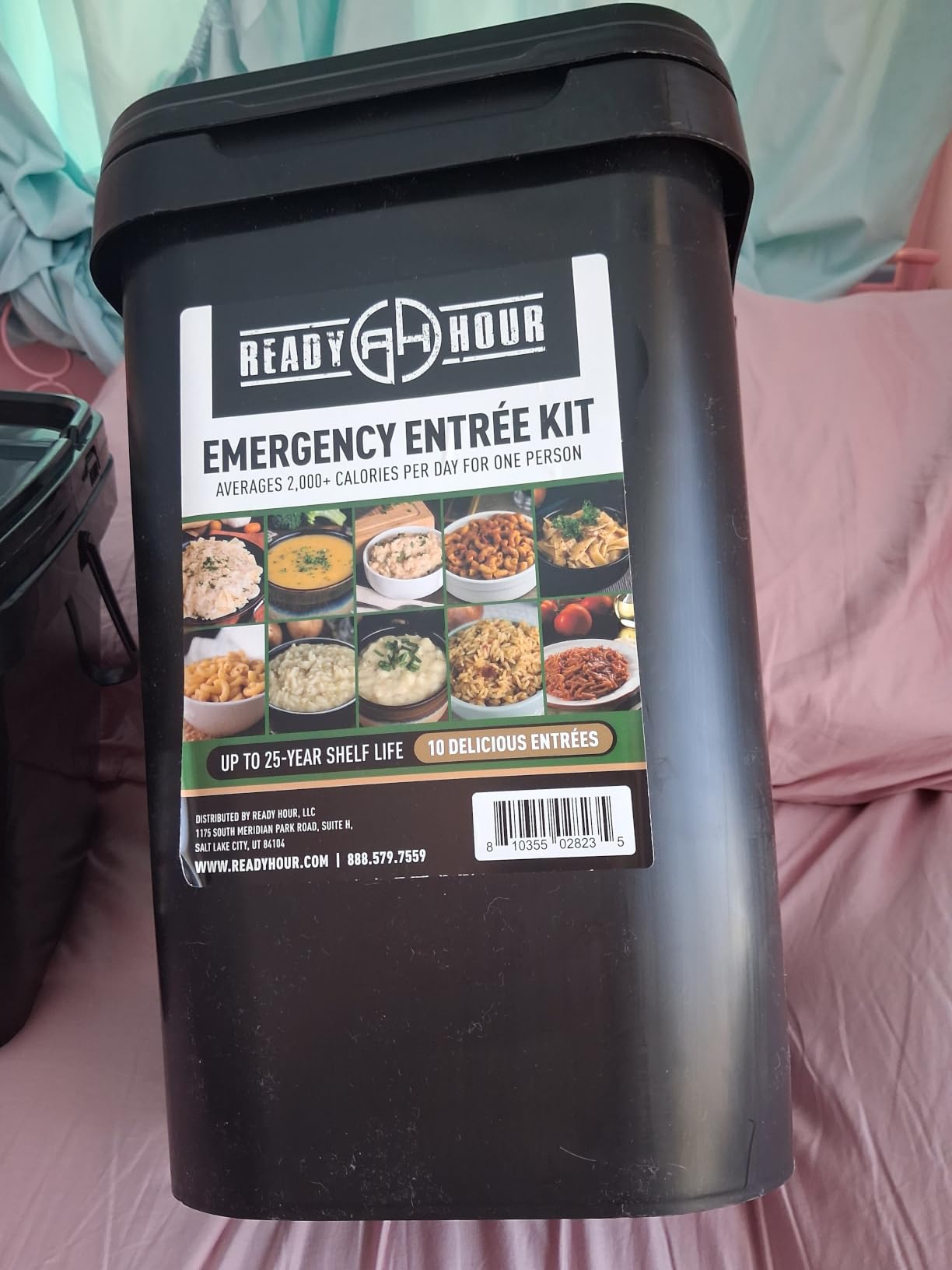 Ready Hour 120 Serving Entree Bucket-Freeze Dried Emergency Food Supply-Survival Meals with Long Shelf Life-Prepper Essentials for Disaster, Camping, Hiking, or Outdoor Use customer photo 2