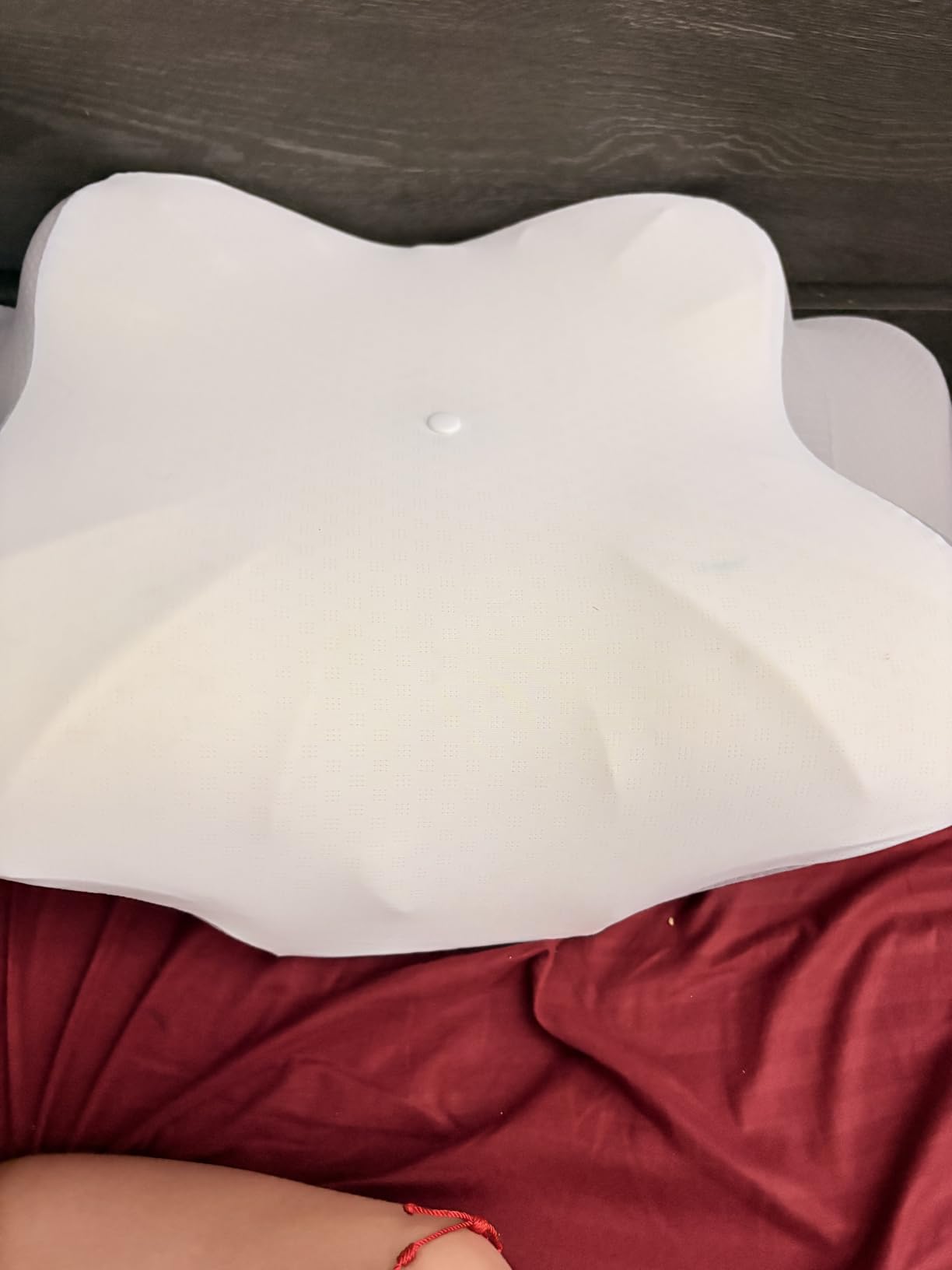DONAMA Contour Cervical Neck Pillow for Neck Pain Relief | Queen, Ergonomic Dual-Height, Odorless Memory Foam, Side/Back/Stomach Sleepers, Cooling Hypoallergenic Cover, OEKO-TEX Certified customer photo 2