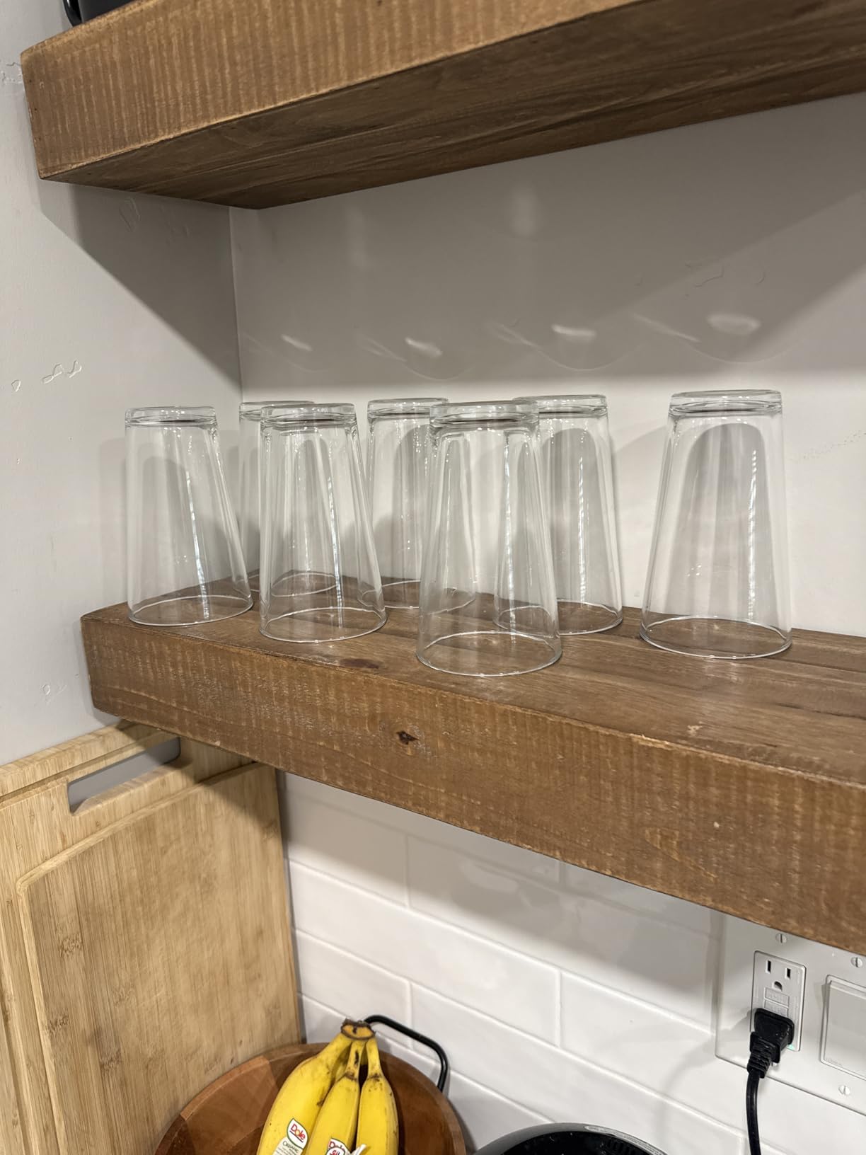 Drinking Glasses - Set of 10-16oz. Margarita Glass Cups - Dishwasher Safe Cocktail Clear Heavy Base Tall Beer Glasses, Water Glasses, Bar Glass, Wine, Juice, Iced Tea customer photo 2