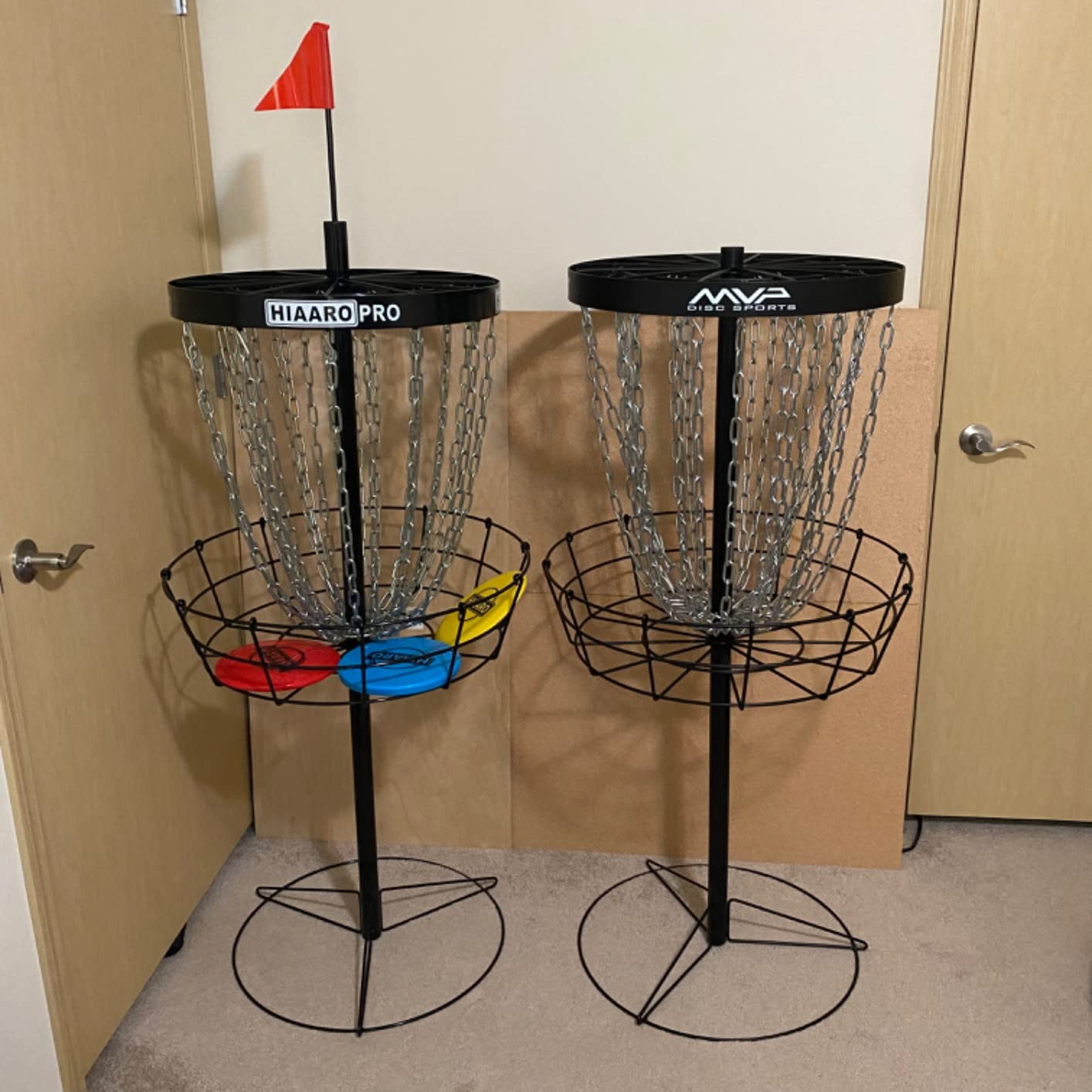 PDGA Approved HIAARO PRO Disc Golf Basket, Portable Disc Golf Target with Heavy Duty 24 Chains, Professional Disc Golf Basket customer photo 2