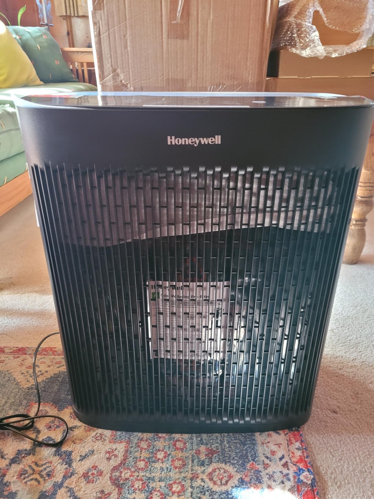 HEPA Air Purifier for Home and Large 1700 ft² Rooms, Black | Powerful HEPA Filtration, Air Quality Monitor, Turbo and Auto Mode customer photo 2